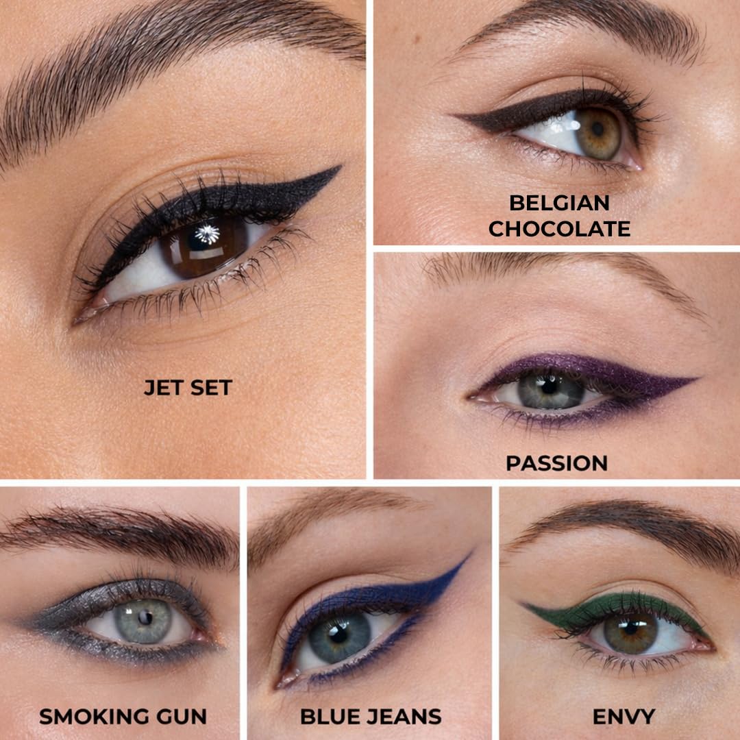 Honeybee Gardens Effortless Eyeliner Pencil, Belgian Chocolate Brown, Smooth Long-Wearing, Rich Pigment, Vegan & Gluten-Free