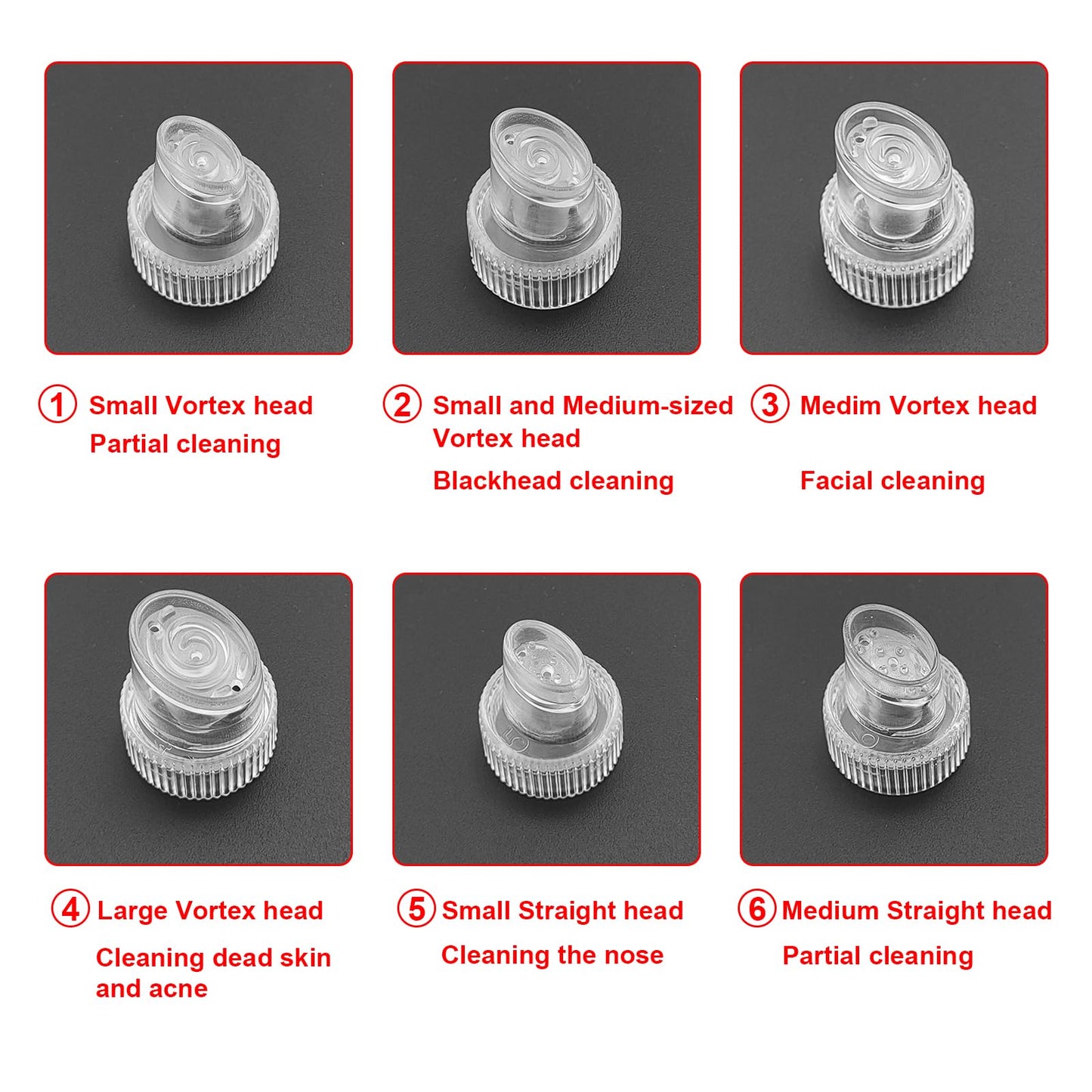 Face Care Beauty Machine Spare Parts Dermabrasion Aqua Peel Water Scrub Tips Caps 6 Plastic 2 Diamond Microdermabrasion 1 Spray Replacement Acceossories