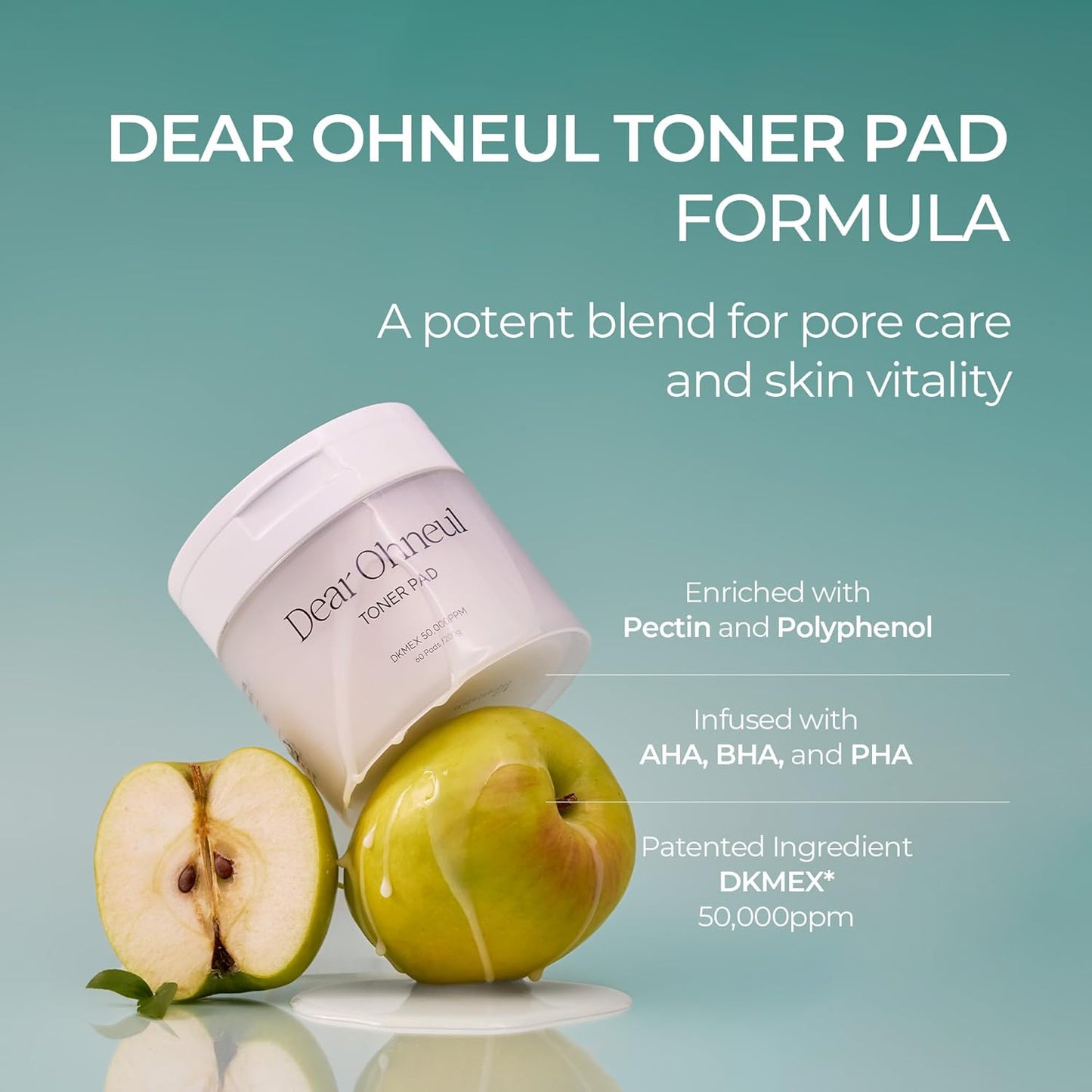Donkey Toner Pads - Pore-Tightening & Hydrating 60 Pads (7.05 oz) | Gentle Exfoliation with Donkey Milk