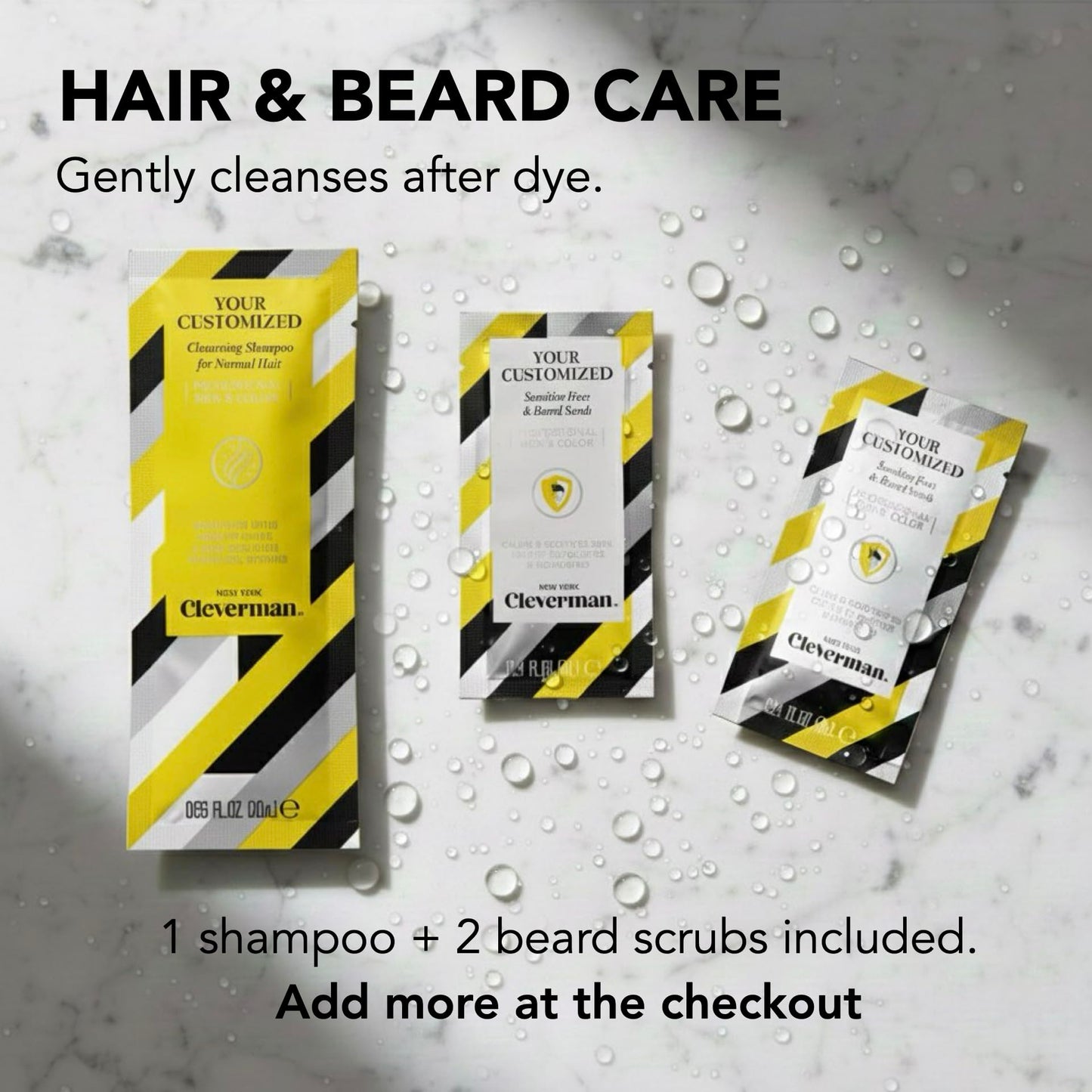 2X Reusable Hair & Beard Dye for Men – Dark Brown 3.1 | Up to 10 Uses, 7 Minutes | Natural Gray Coverage, No-Drip Cream with SkinArmour® – Cleverman