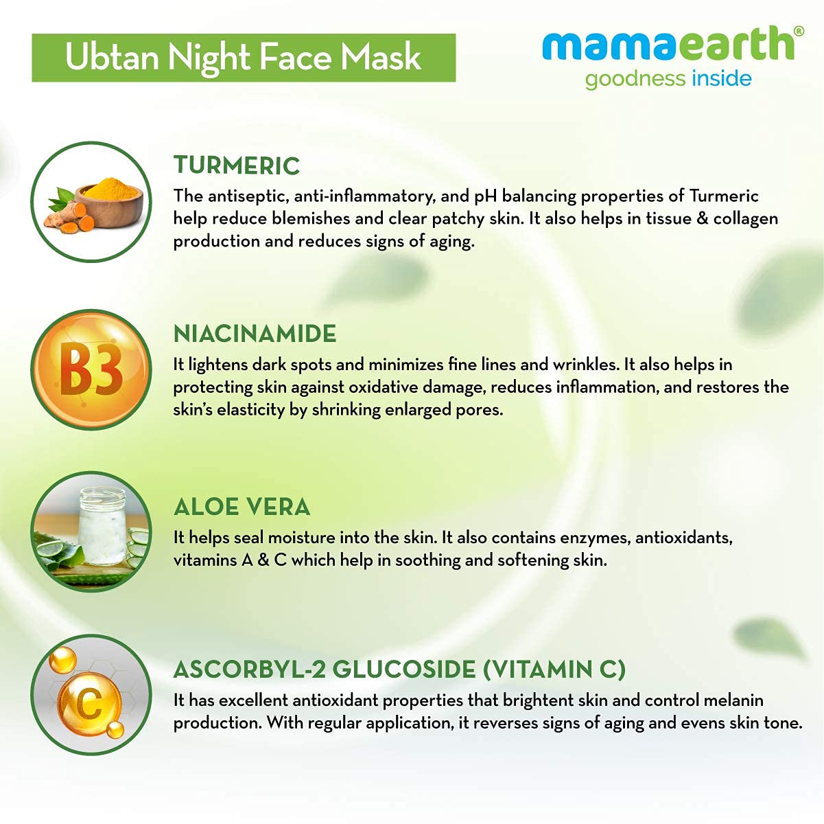 MAMAEARTH Ubtan Tan Removal Facial Kit | Face Wash, Scrub & Mask Combo for Glowing, Revitalize Skin With Turmeric, Saffron & Walnut | Paraben & Sulfate Free | For All Skin Types