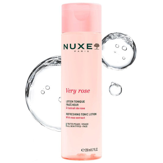 NUXE Very Rose Refreshing Toning Mist. Facial Spray Toner for Sensitive Skin, with Rose Water, 6.7 Fl Oz