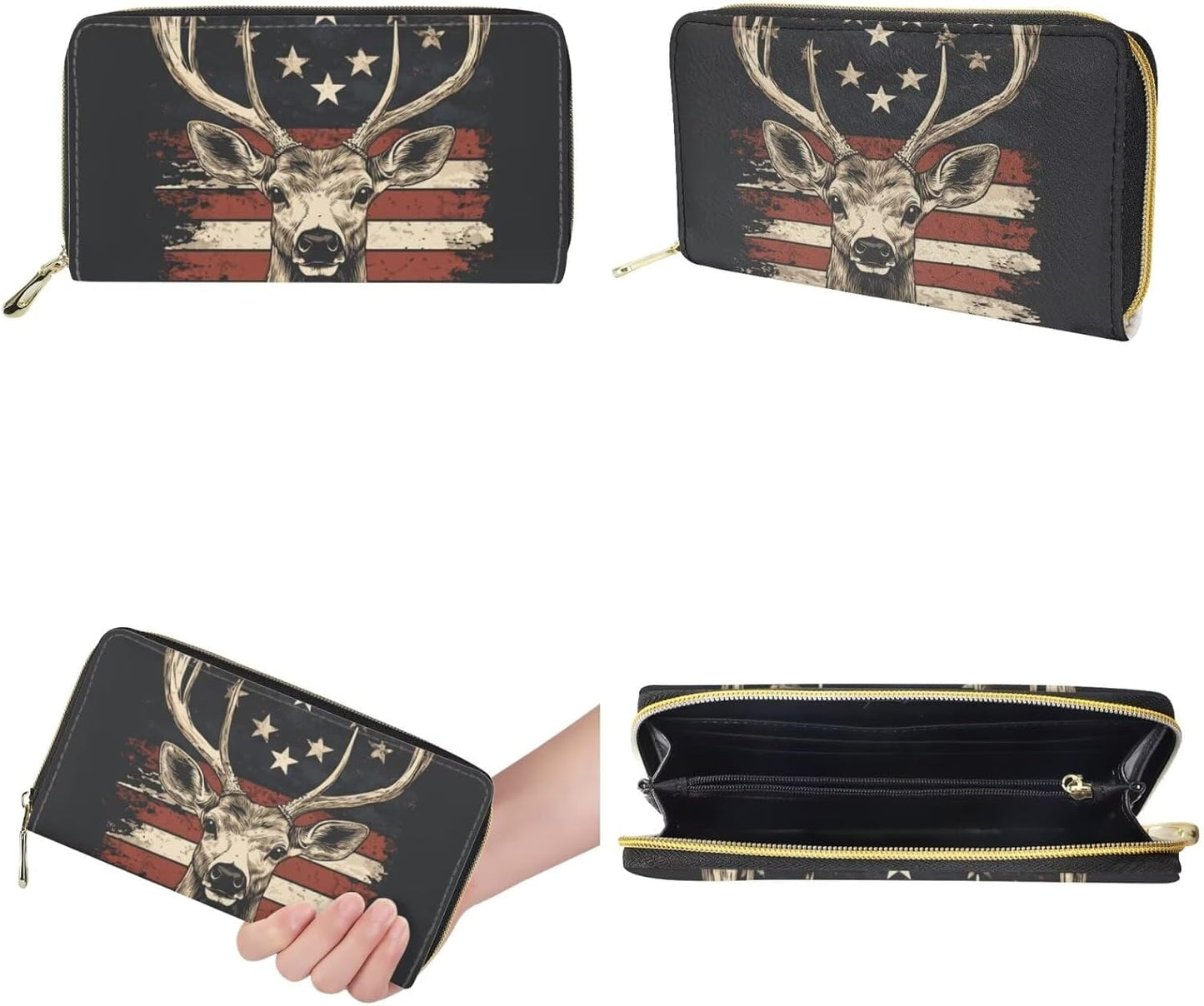Top Handle Handbags for Women - Leather Wallet, Cash Card & Makeup Bag Set | 3-Piece Collection