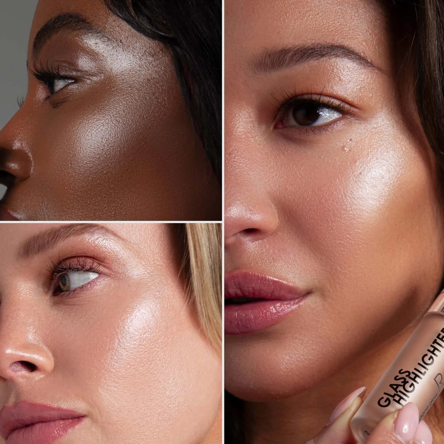 Rodial Glass Highlighter - Liquid Makeup for Dewy Skin Glow | Lightweight Face Highlighter with Soft Blur Finish