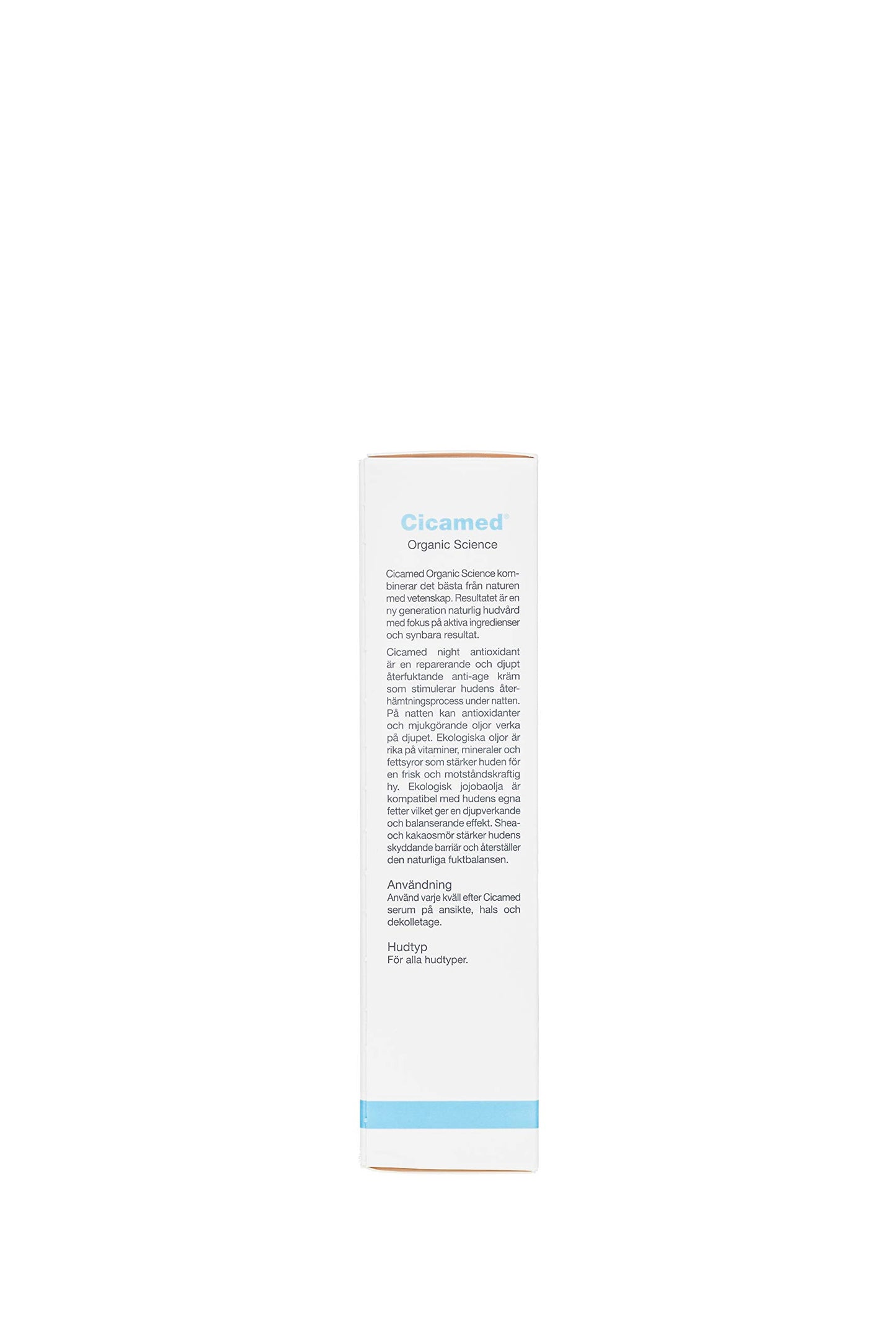 Cicamed Advanced Night Repair Antioxidant Facial Moisturizer Cream, Organic Science