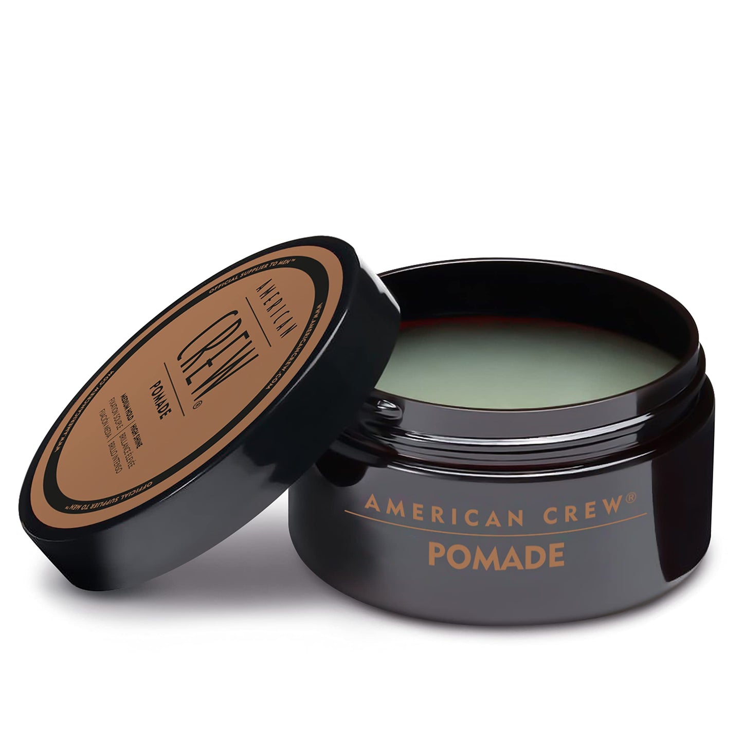 American Crew Men's Hair Pomade, Like Styling Gel with Medium Hold & High Shine, Travel Size, 1.7 oz