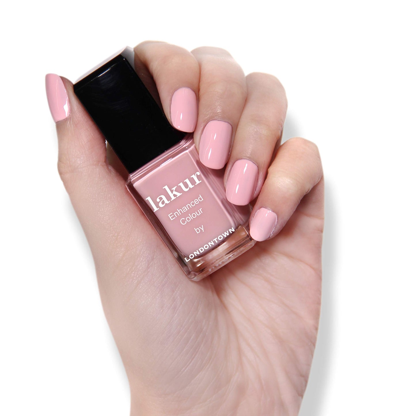 LONDONTOWN Lakur Nail Polish – Purple & Pink Shades, Out of Office, 0.4 Fl Oz, Long-Lasting, Streak-Free, Chip-Resistant | 21+ Free Non-Toxic Vegan Nail Color, Strengthens & Hydrates Nails