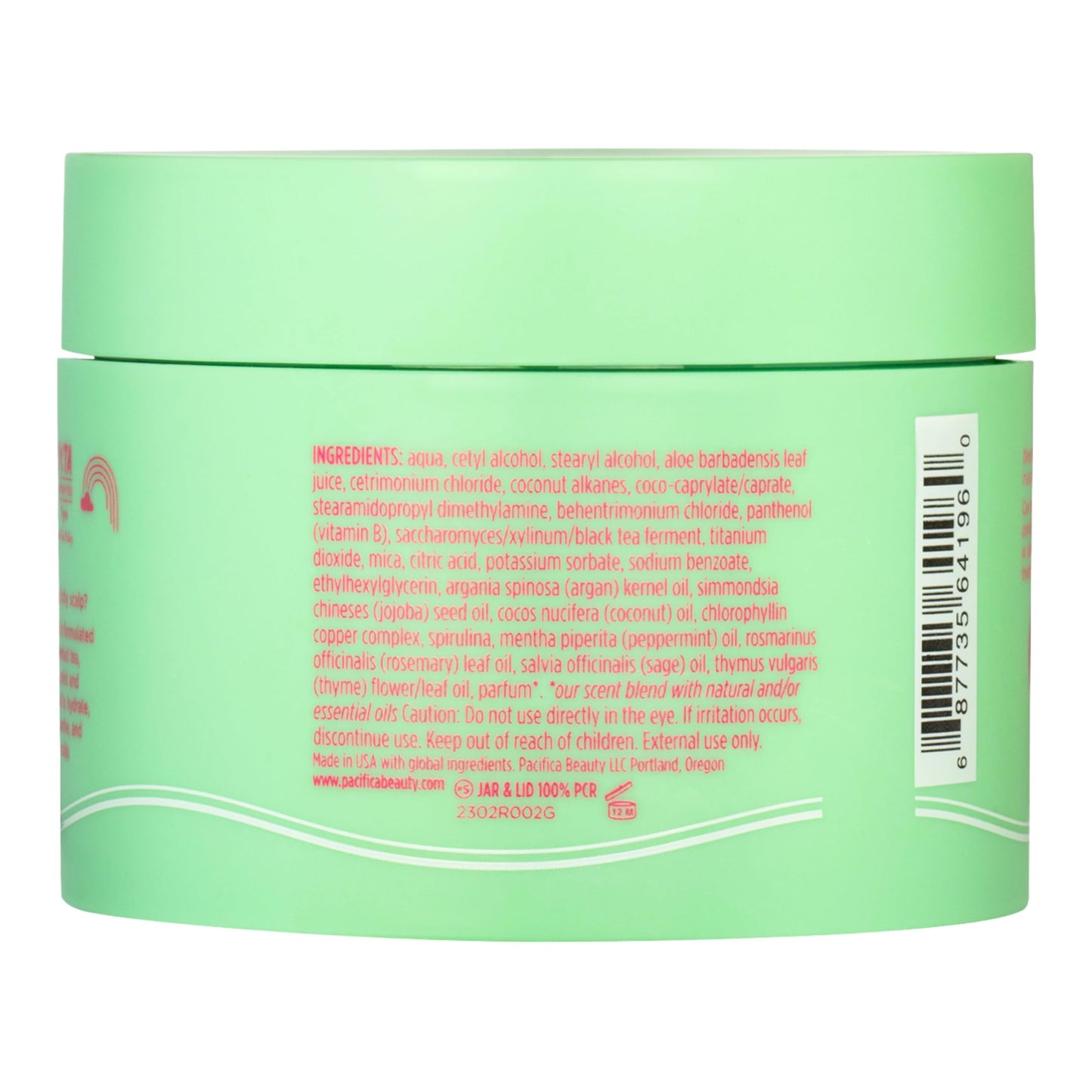 Pacifica Scalp Smoothie Hydrating Scalp Treatment & Leave-On Hair Mask, Cooling Relief for Dry, Flaky, Itchy Scalp & Thinning Hair, Vegan & Cruelty-Free, 6 fl oz