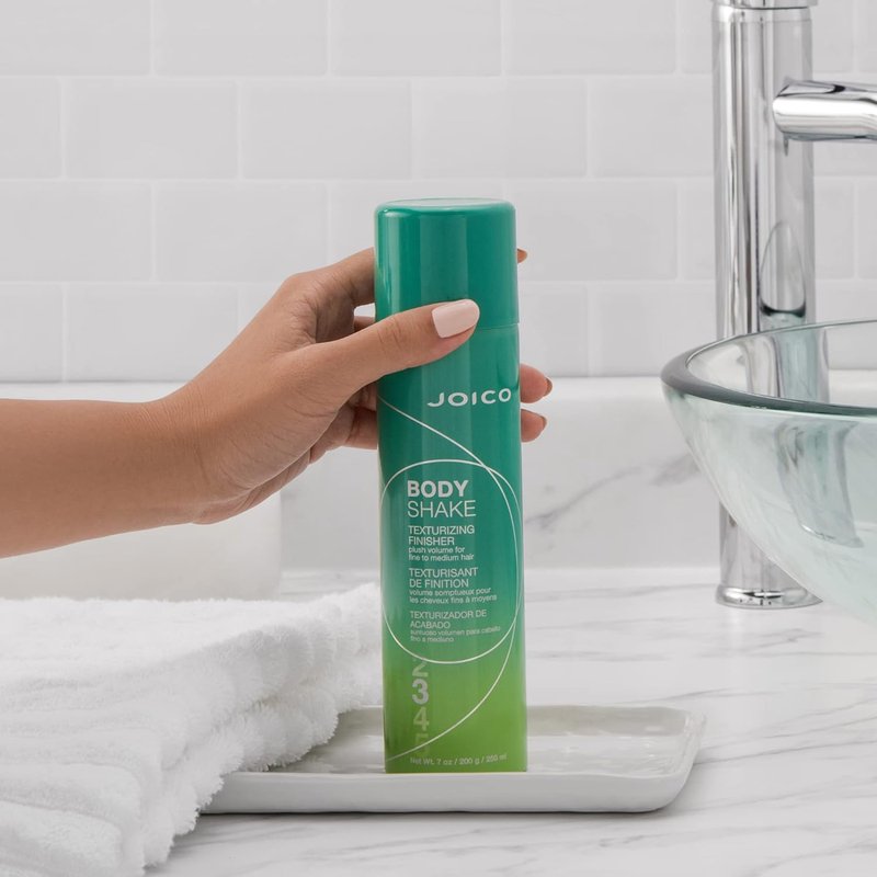 Joico Body Shake Texturizing Finisher - Long-Lasting Volume & Frizz Control for Fine to Medium Hair | Thermal & UV Protection