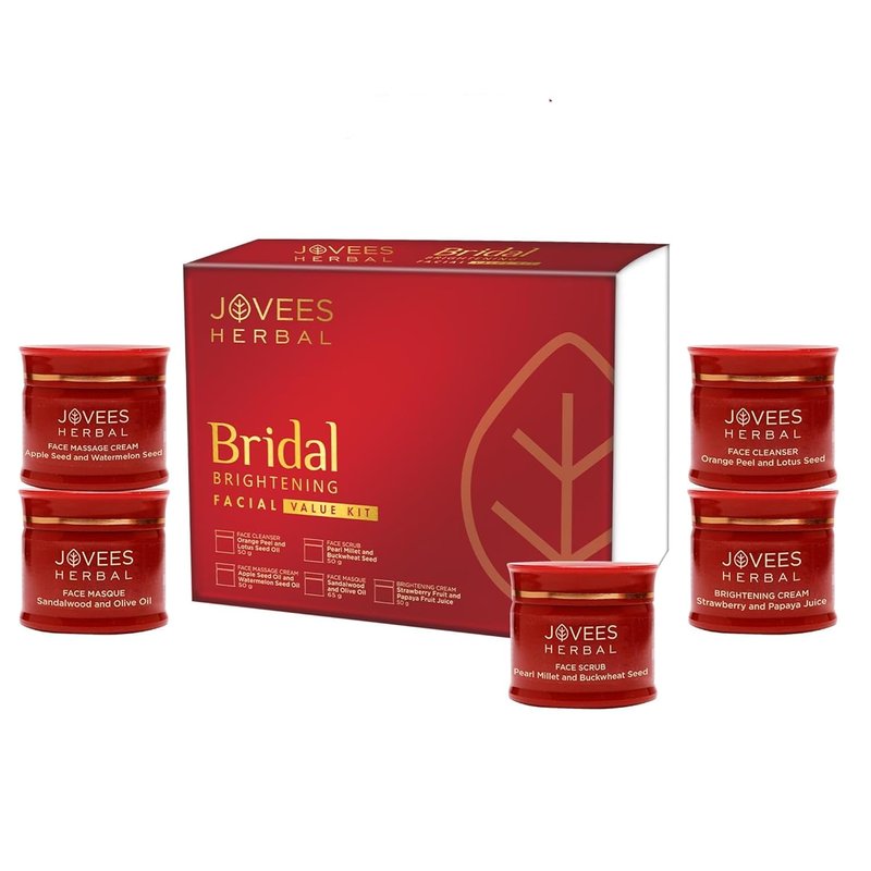 Bridal Brightening Facial Value Kit - Jovees Herbals | Natural Glow Essentials