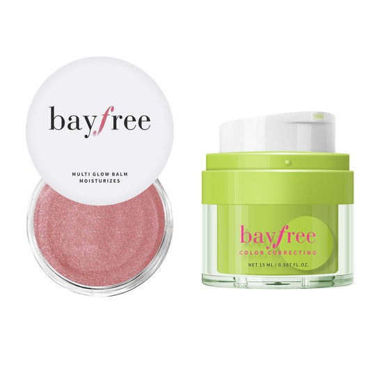 bayfree Cream Blush for Cheeks, Face Makeup, Hydrating, Lightweight, Blendable Color Vegan & Cica Tiger Grass Color Correcting Treatment Reduces Redness, Long-Wearing Coverage