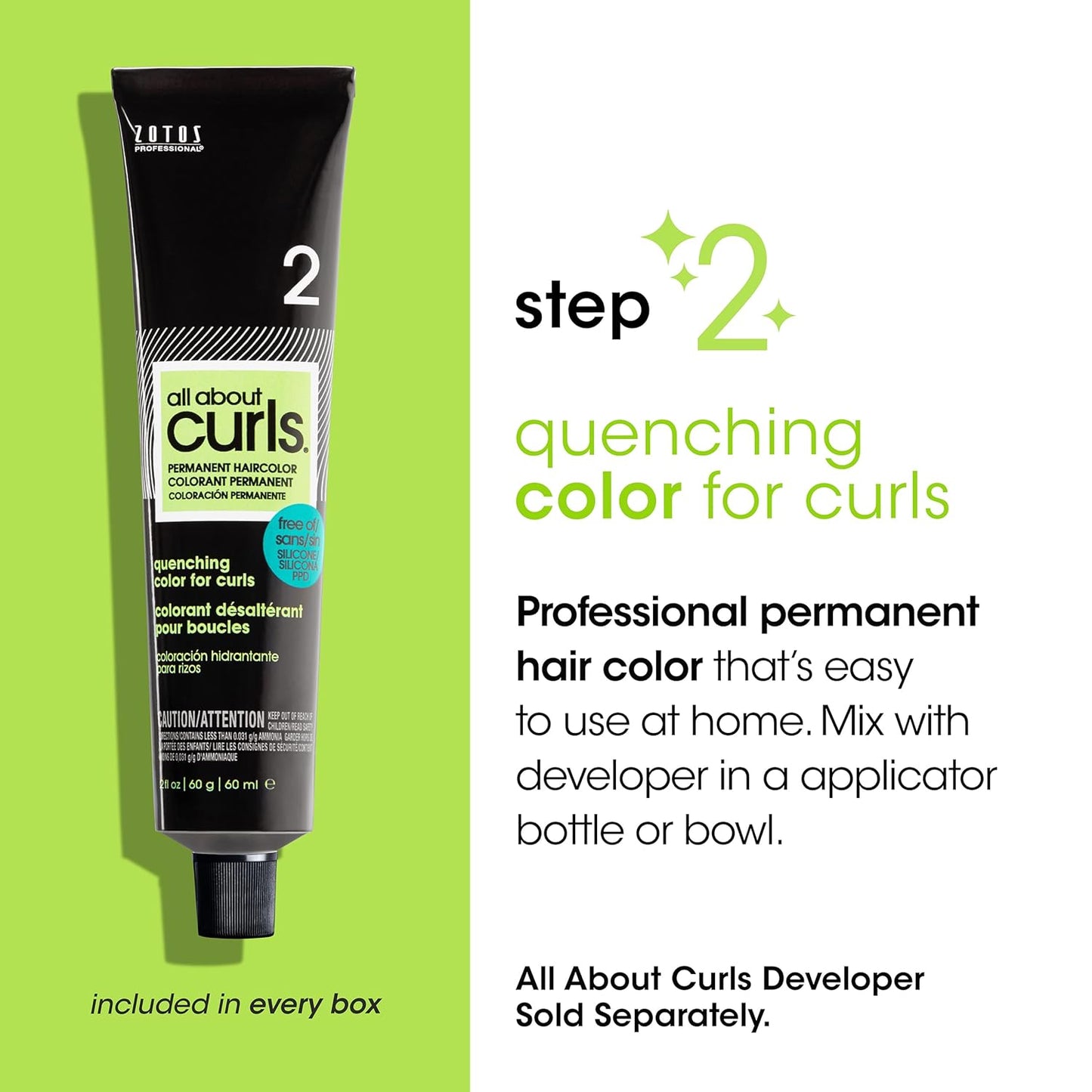 Permanent Hair Color Dye for Curly Hair - 100% Gray Coverage | Nourishing Formula for Vibrant Shine