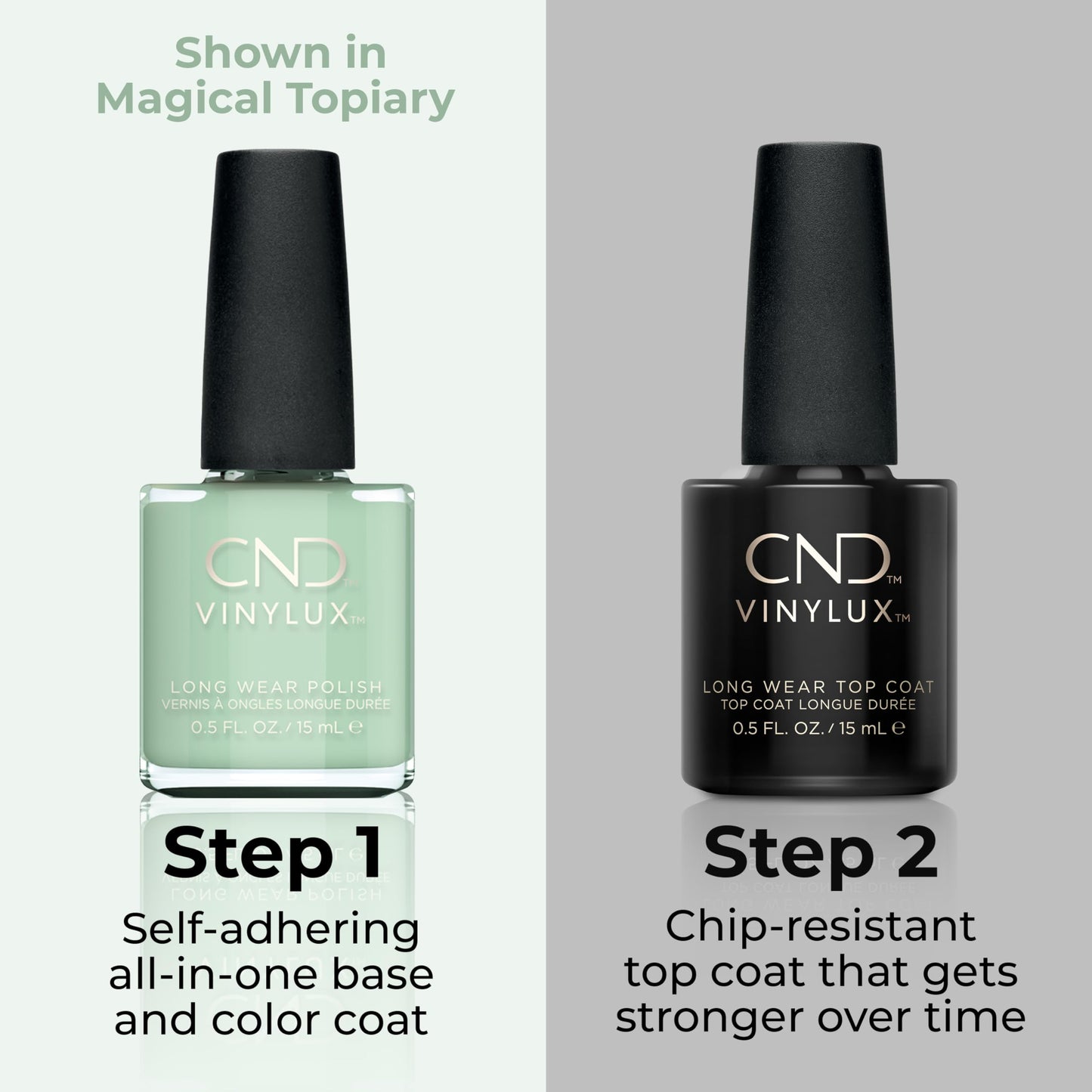 CND Vinylux Longwear Green Nail Polish, Gel-like Shine & Chip Resistant Color, Aura, 0.5 fl. oz