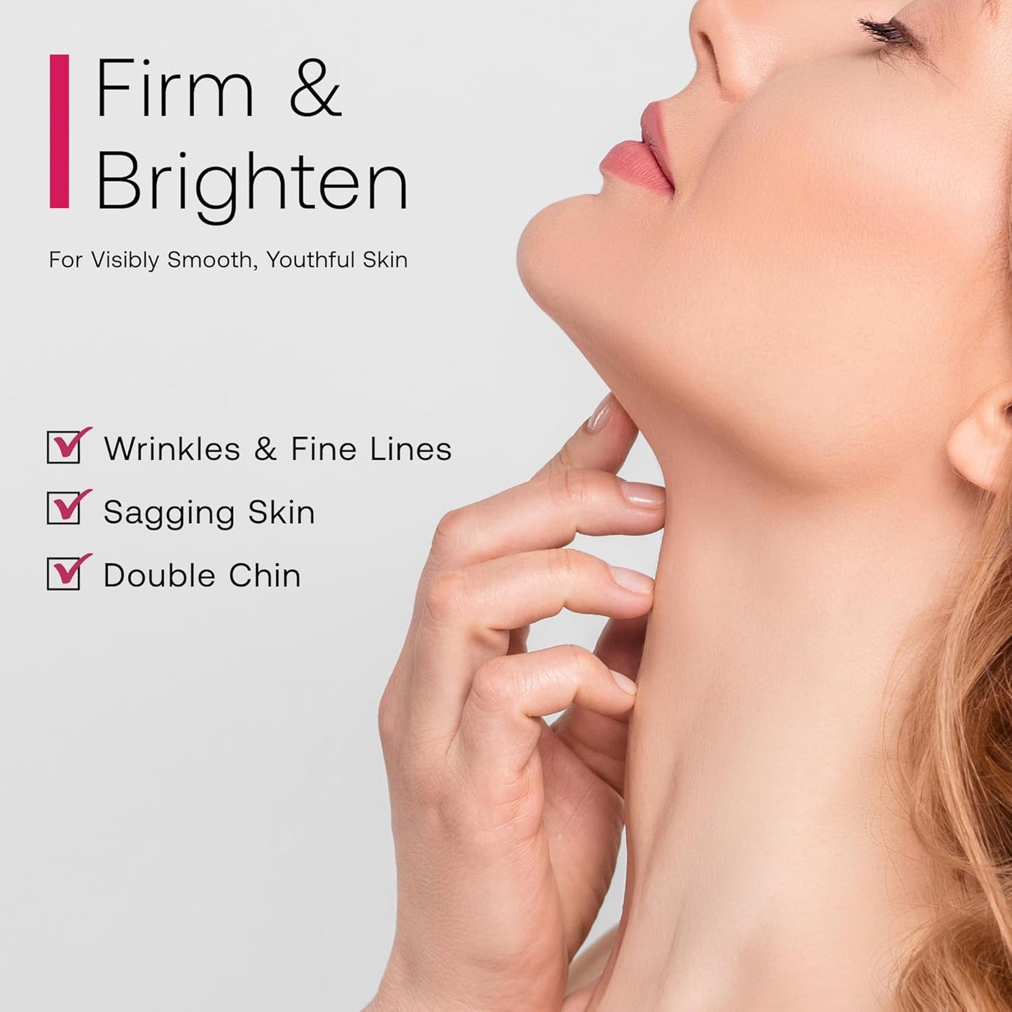 Retinol Neck Firming Cream - Hydrating & Lifting with Cooling Roller Applicator | Niacinamide & Hyaluronic Acid, 1.7 oz