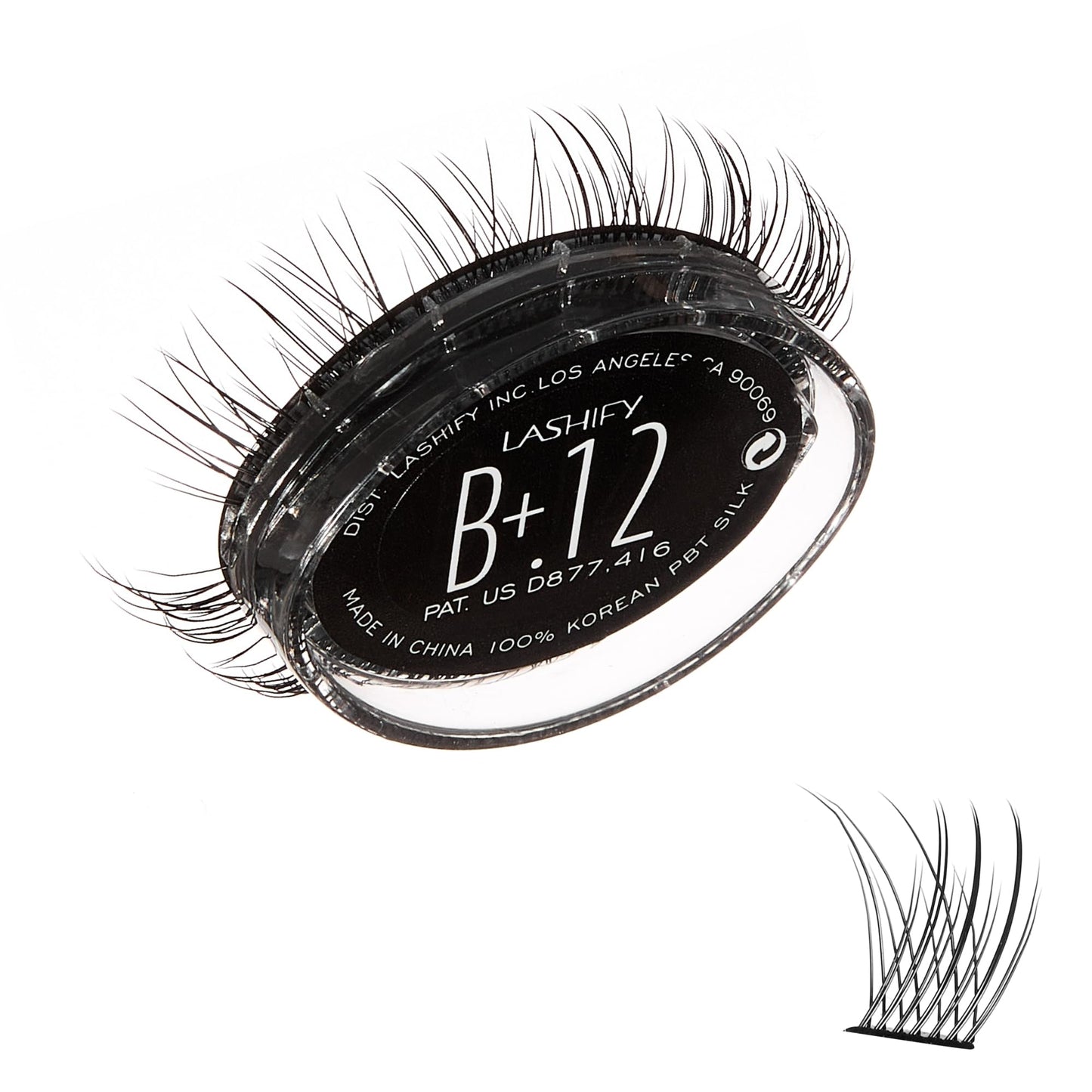 Lashify Bold Plus+ 8mm Gossamer Eyelash Extensions Refill in Black, Easy DIY False Lashes for the Most Delicate, Natural and Long Lasting Look