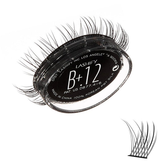 Lashify Bold Plus+ 8mm Gossamer Eyelash Extensions Refill in Black, Easy DIY False Lashes for the Most Delicate, Natural and Long Lasting Look