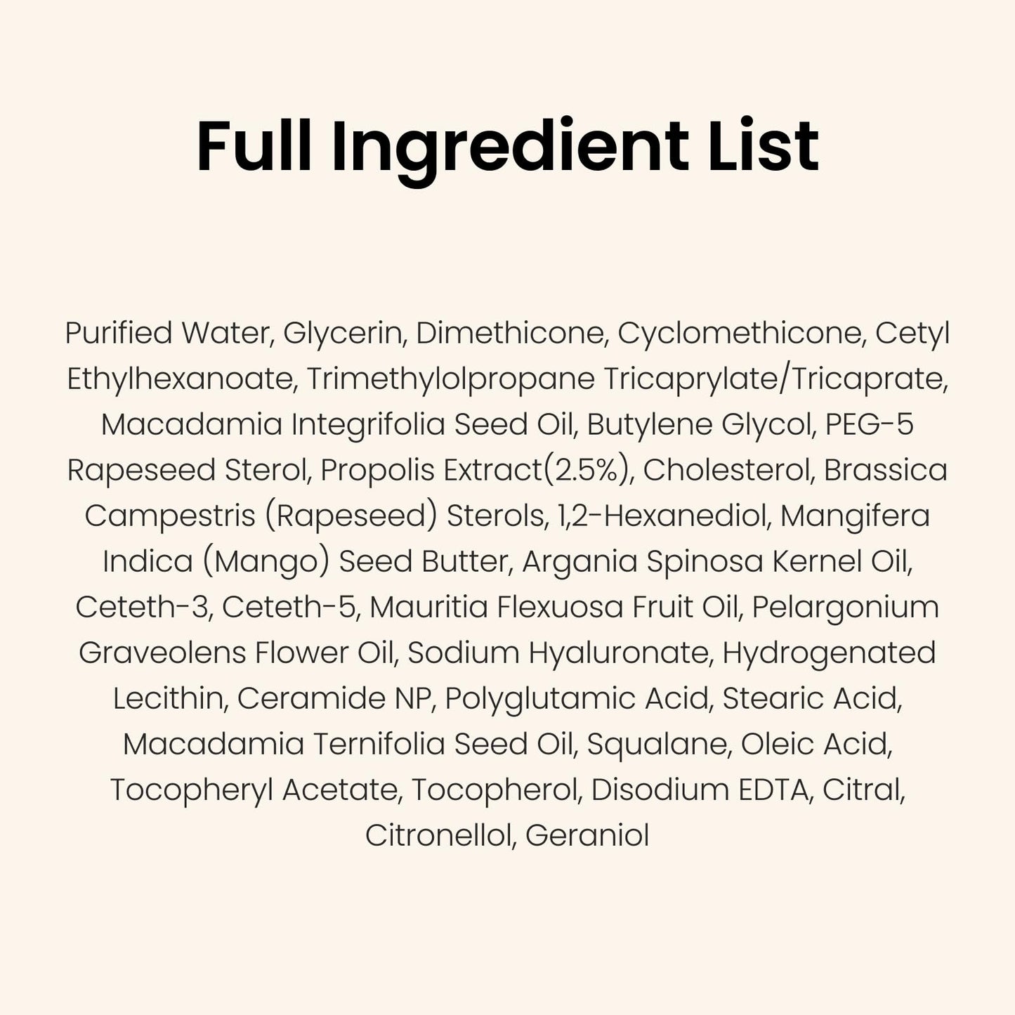 CNP Honey Ceramide Moisturizer with Propolis Extract & Hyaluronic Acid, Propolis Ampule Oil-in-Cream with 5 Oil Blend, Anti Aging Face Cream, for Firm, Radiant Skin, Korean Skin Care (1.76 fl. oz)