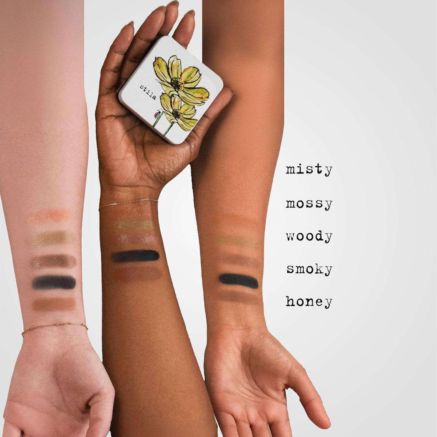 Stila Pocket Play™ Eye Shadow Palette - 5 Blendable Shades for Eyes, Face & Contour | Compact Travel-Friendly Design