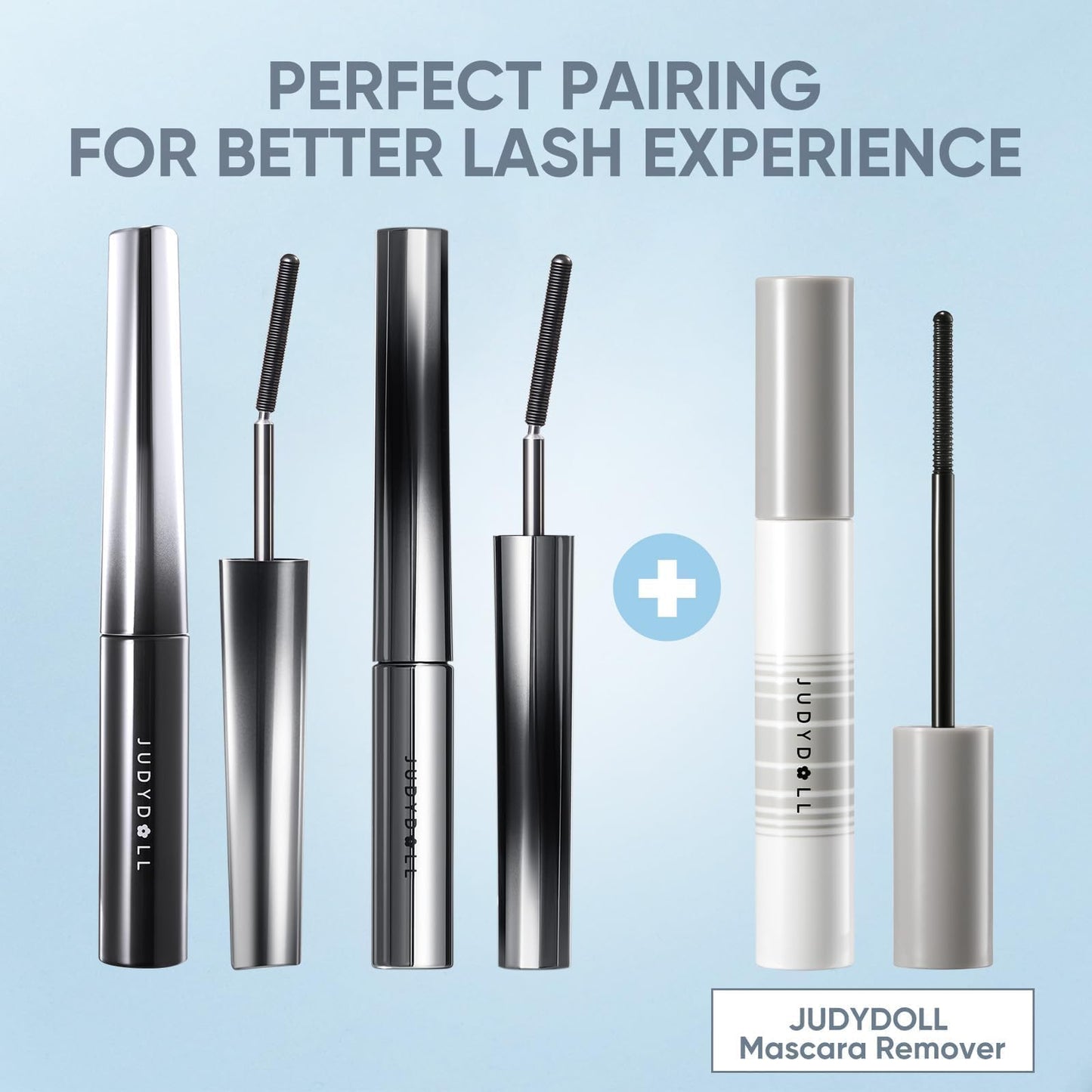 JUDYDOLL Mascara Remover- Gentle Remover for Waterproof Eye Makeup,Great Cleanser for Judydoll Iron Mascara, No Irritation, Fast, Safe & Easy, Sensitive Skin Friendly
