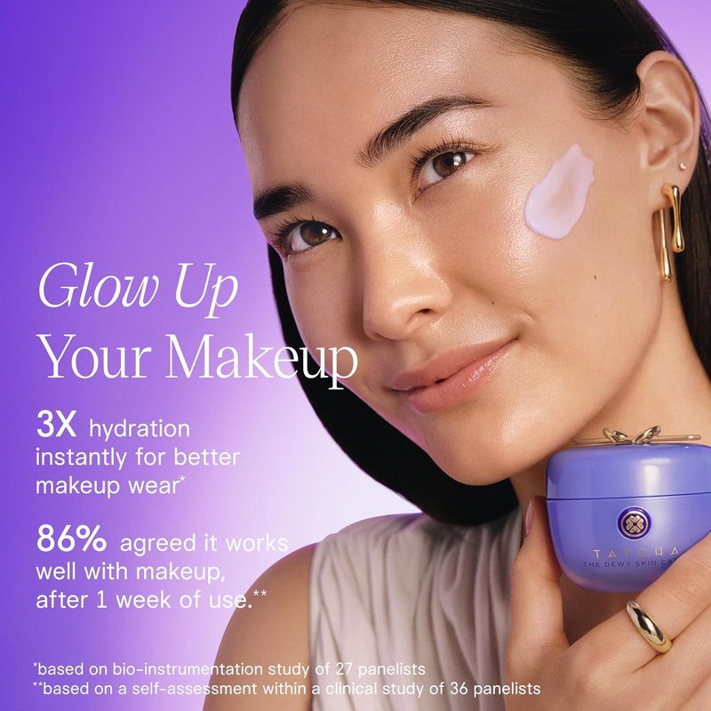 TATCHA Dewy Skin Cream - Hydrating Face Cream for Dry & Combination Skin | Rich Moisturizer for Plump Skin