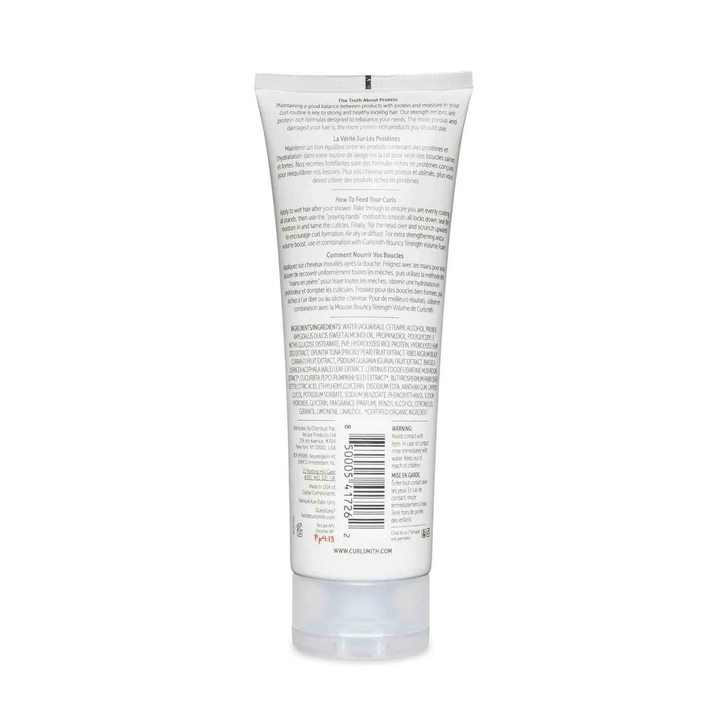 Feather Light Protein Cream - Flexible Hold Curl Cream for All Curl Types | Vegan & Cruelty-Free (8 oz)