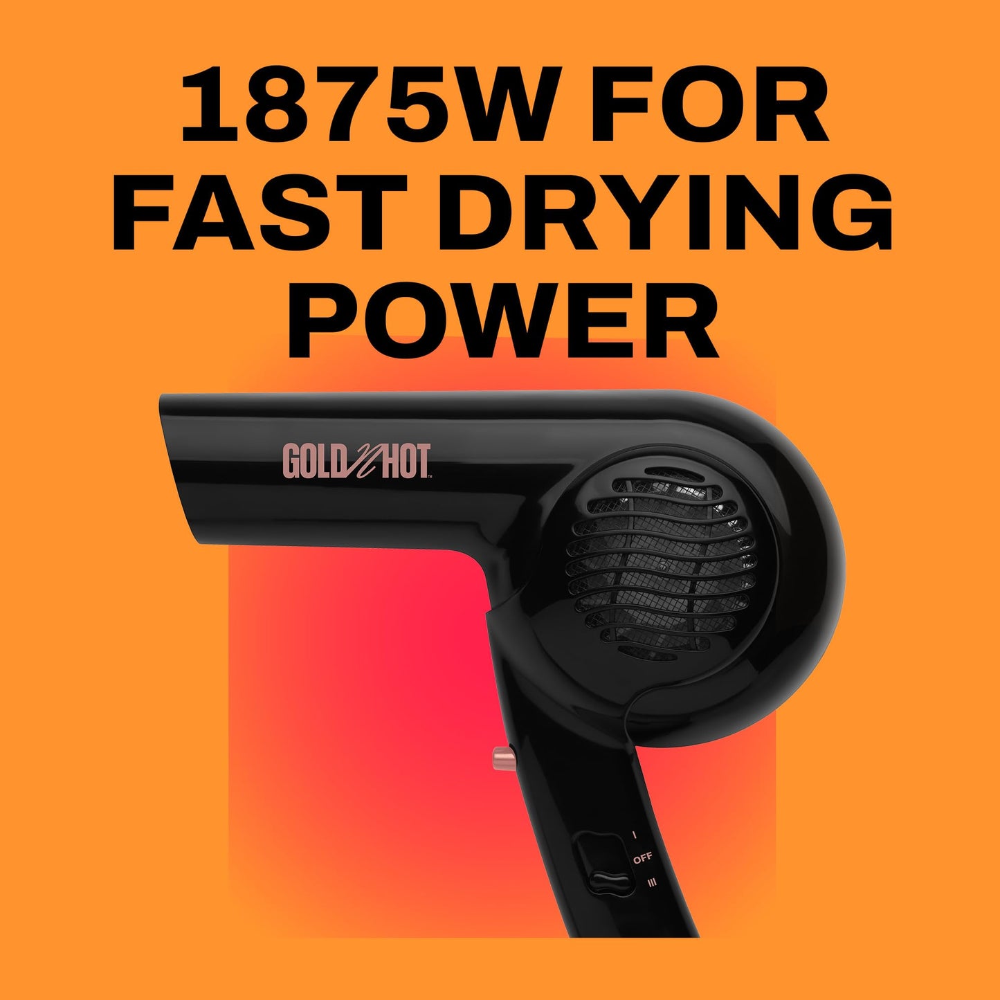Gold N Hot Professional 1875-Watt Dryer with Styling Pik (GO-GH2274)