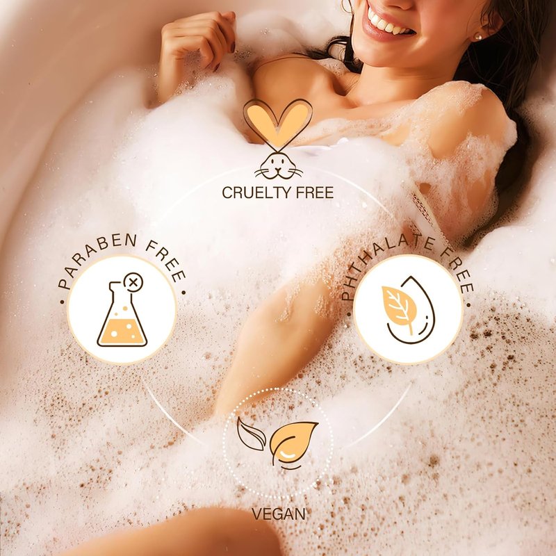 Epsom Bath Salts Gift Set - Relaxing Essential Oils for Women | 6PCS Lavender, Eucalyptus, Rose, Tea Tree, Peppermint