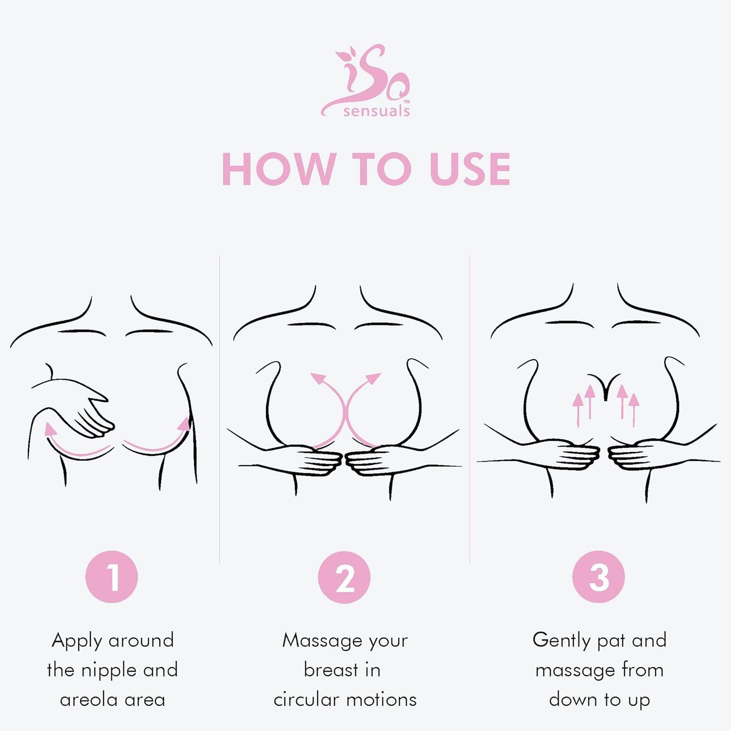 IsoSensuals ENHANCE - Breast Enlargement Cream for Quick Growth | Lifting & Firming - 2 Month Supply
