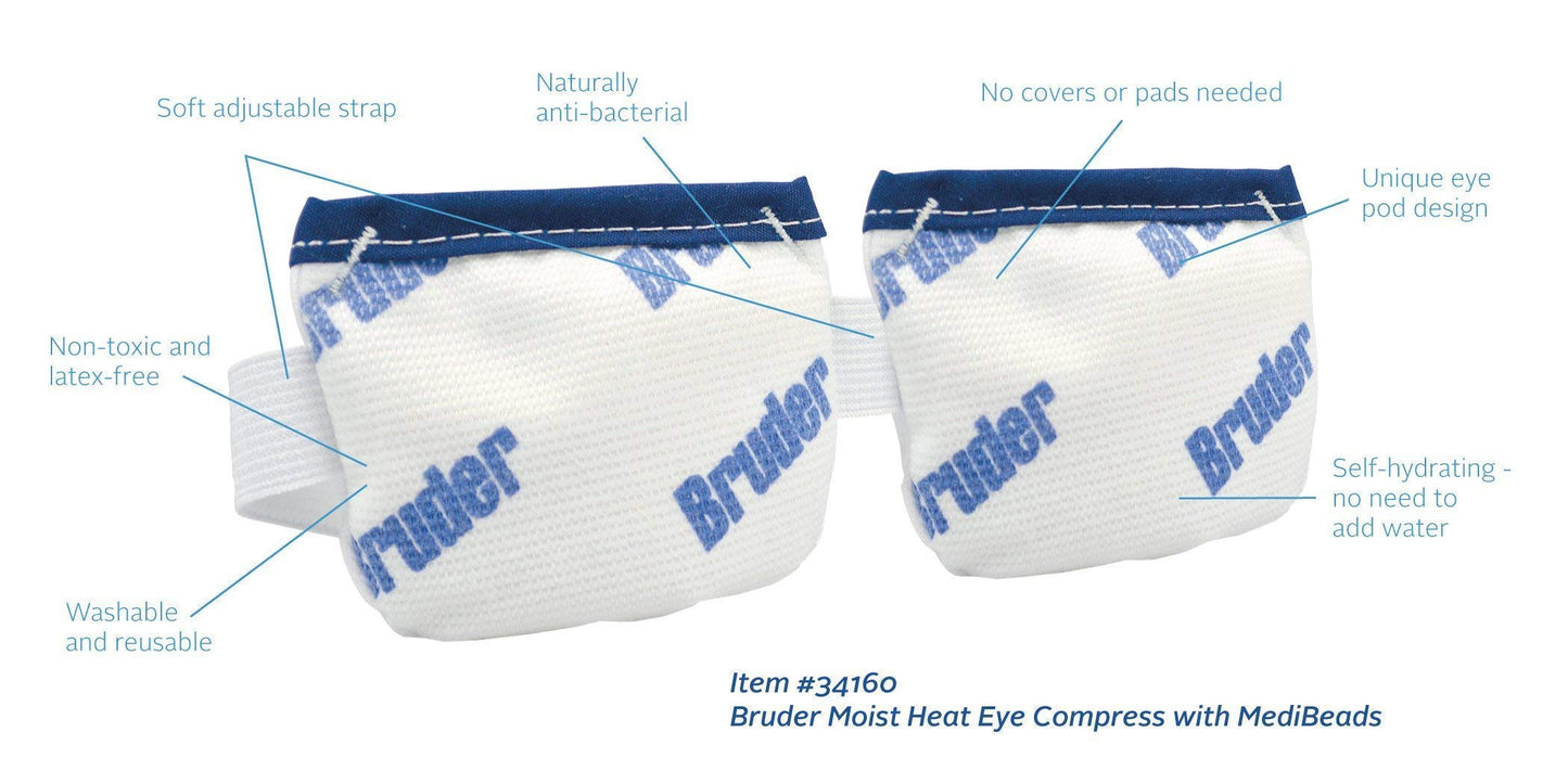 Bruder Dry Eye Care Bundle (Moist Heat Eye Compress/Hygienic Eyelid Sheets)