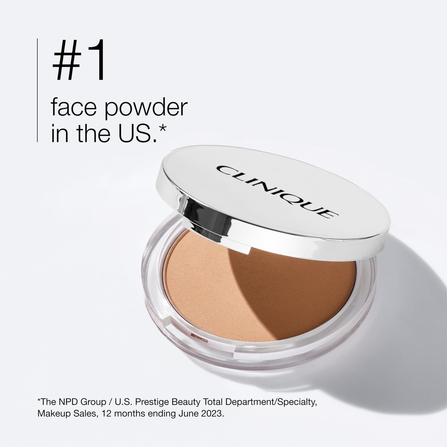 Clinique Stay-Matte Sheer Pressed Powder For Oily Skin Types | Sheer Coverage + Matte Finish | Minimizes Shine, Stay Cream