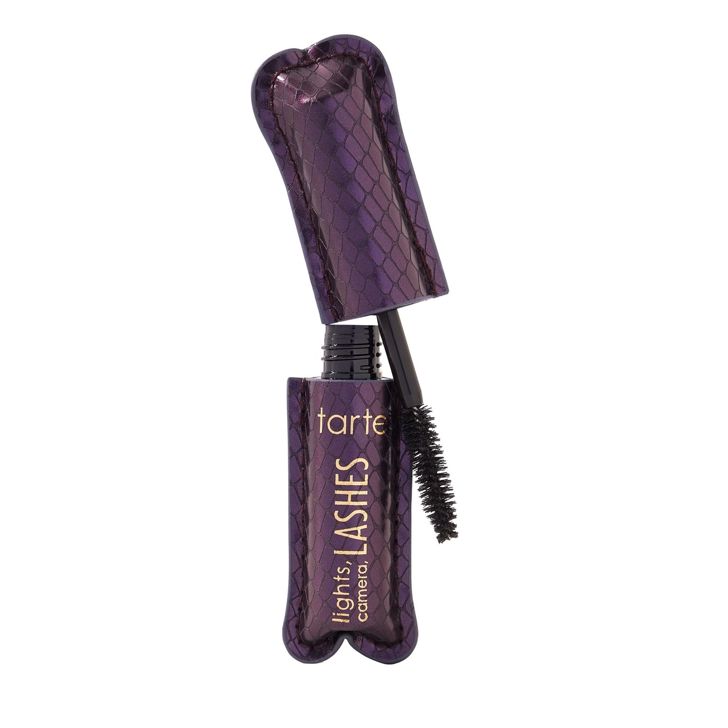 tarte lights, camera, lashes 4-in-1 mascara – Volume, Length, Curl & Conditioning for Fuller-Looking Lashes, Smudge-Proof, Flake-Free, Longwear, Vegan & Cruelty-Free, travel size, black