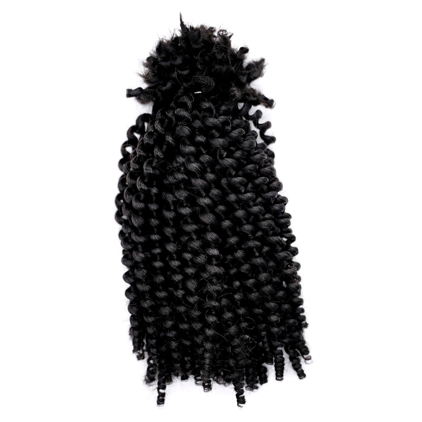 Linkmai 16 Inch Afro Kinkys Bulk Human Hair for Dreadlocks Making, Repairing and Extending,100% Afro Kinky Curly Human Hair Bulk Best Range100g/Pack Can be Dyed
