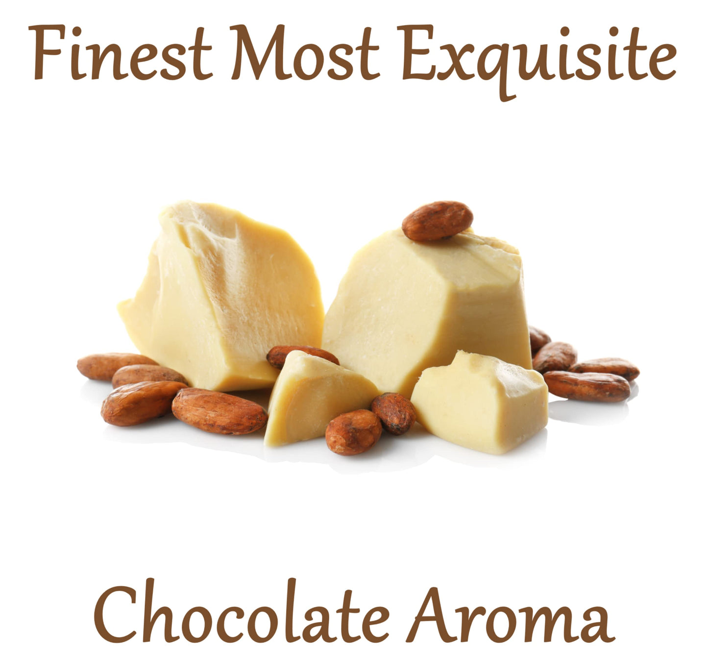 Plant Guru Raw Cocoa Butter 1 lb. Bar - 100% Pure Natural Unrefined FOOD GRADE Arriba Nacional Cacao Bean, Great For Chocolate Making, Soap, Lip Balm and Moisturizer For DIY Body Butters