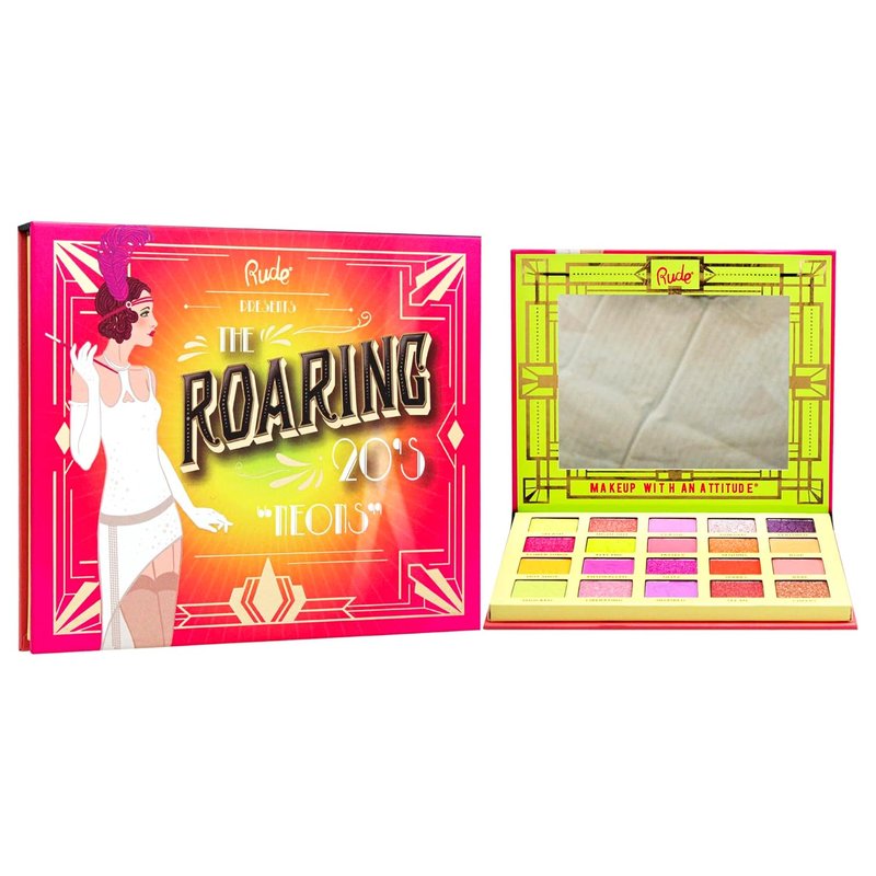 Neon Eyeshadow Palette - The Roaring 20s Vibrant Colors for Women | 0.85 oz