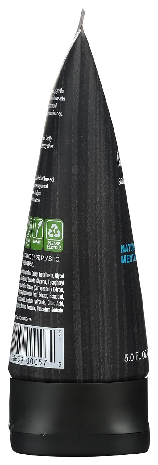Every Man Jack Face Scrub - Pre-Shave Mint Exfoliating Cleanser | 5 Ounce
