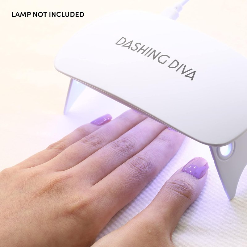 Dashing Diva Glaze Nail Strips - Boo-tastic Semicured Gel Nail Wraps | 34 Salon Quality Strips & Accessories
