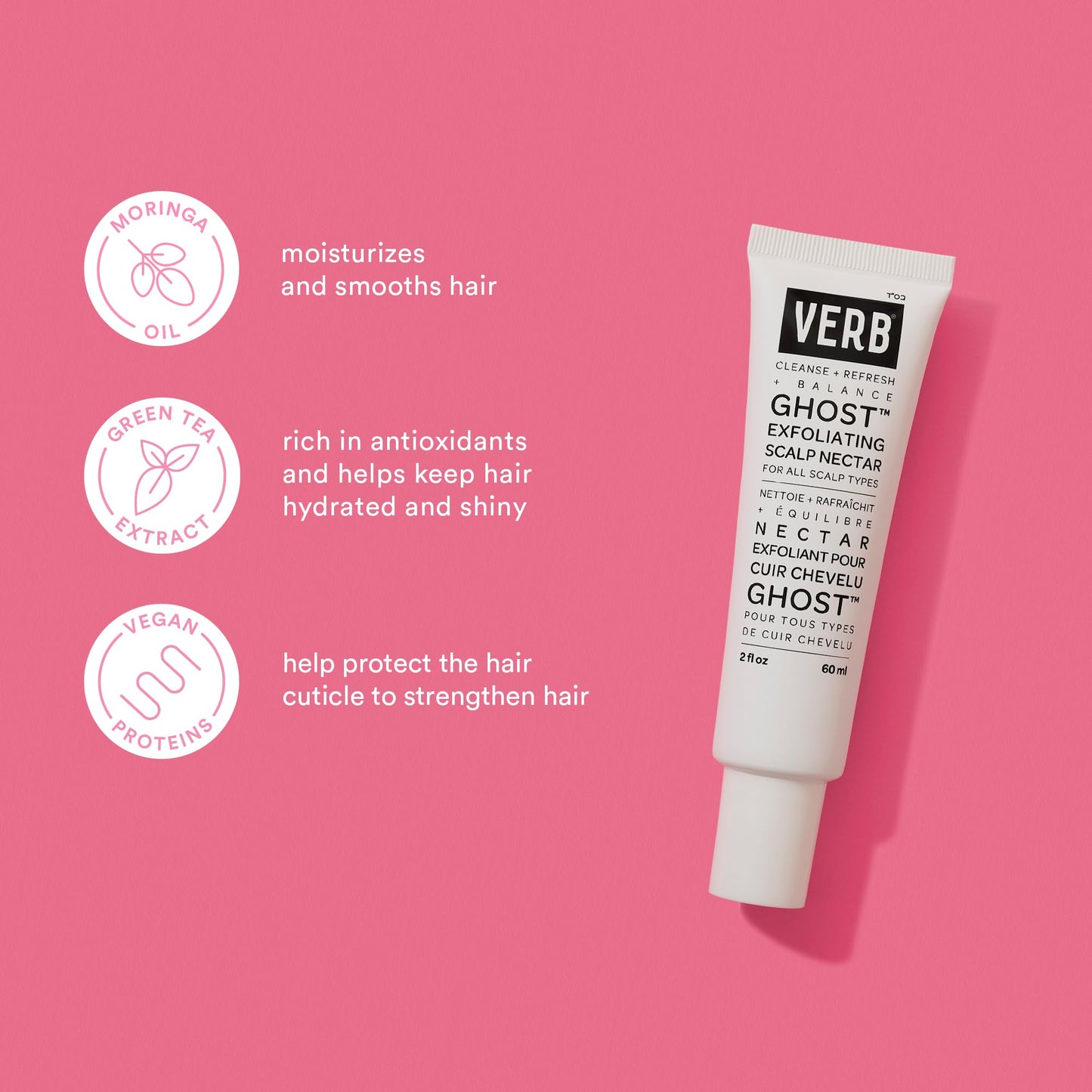 VERB Trial Kit, 6 pc - Includes Ghost Oil + Top Stylers & Samples for Volume, Moisture, Frizz Control & Heat Protection