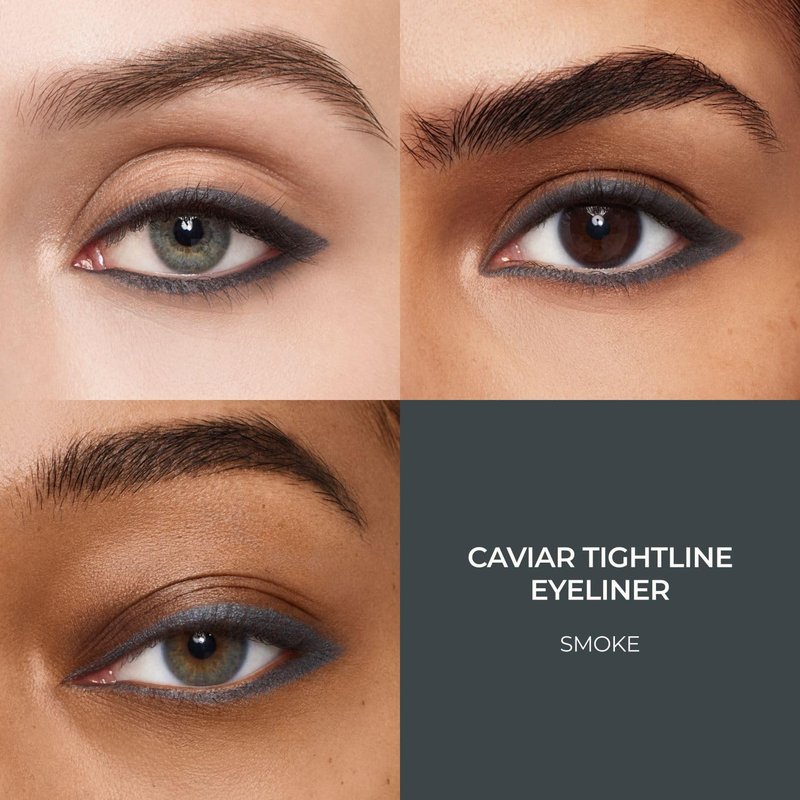 Laura Mercier Caviar Tightline Eyeliner: Long Lasting Color, Crease-proof, Waterproof, Gel-like Hydrating Formula, Perfect for Tightline, Lash Line + Waterline, Smoke