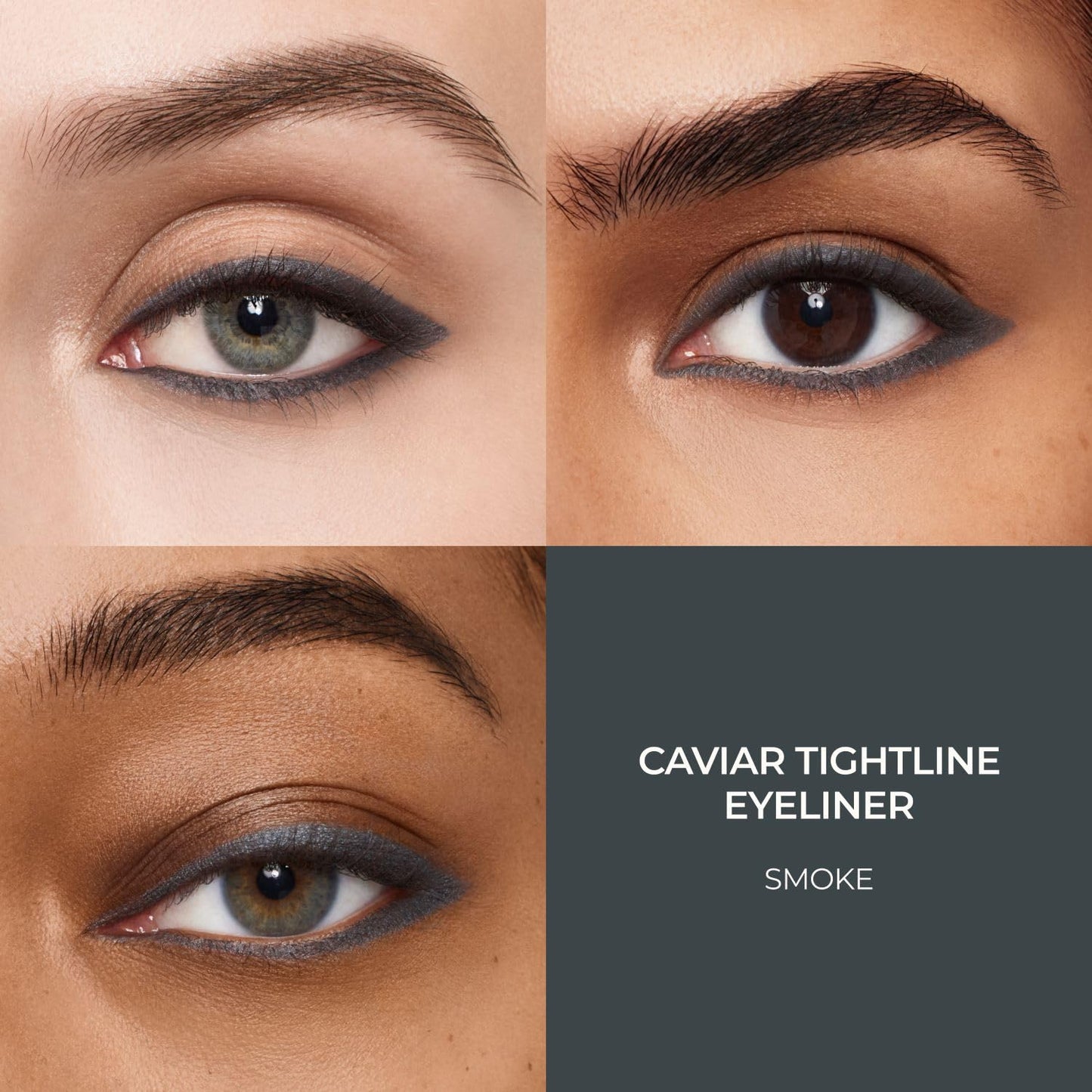 Laura Mercier Caviar Tightline Eyeliner: Long Lasting Color, Crease-proof, Waterproof, Gel-like Hydrating Formula, Perfect for Tightline, Lash Line + Waterline, Smoke