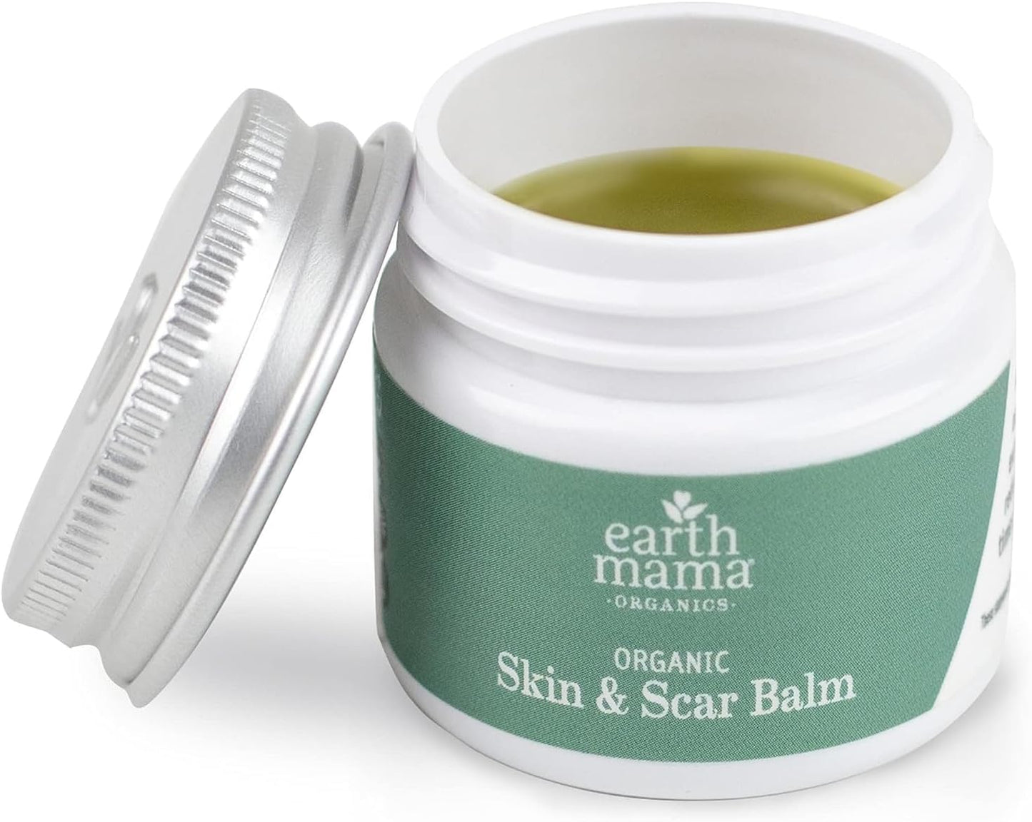 Earth Mama Organic Skin & Scar Balm - Natural Healing Formula with Jojoba & Tamanu Oil | 2 Pack, 1 fl oz