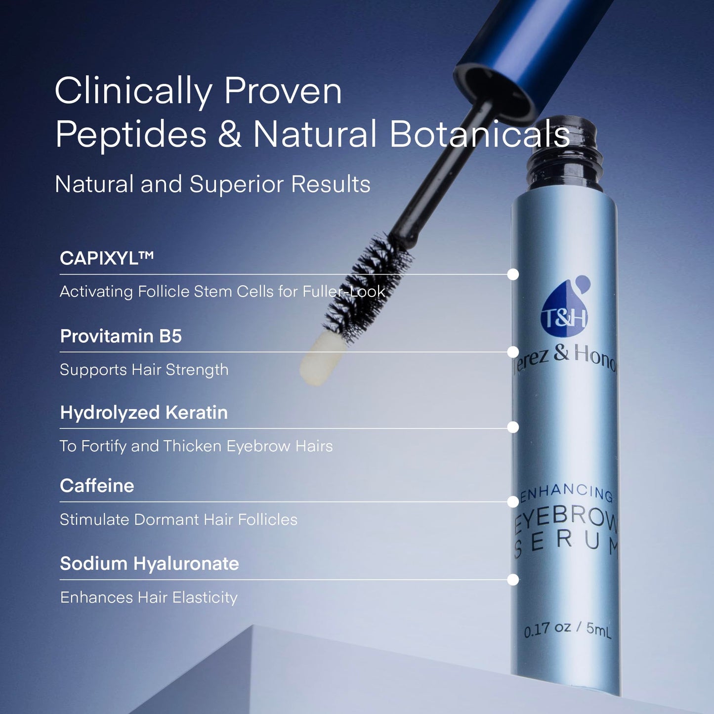 Advanced Enhancing Eyelash Growth Serum and Eyebrow Growth Serum Set for Thicker Lashes and Brows, Longer, Fuller