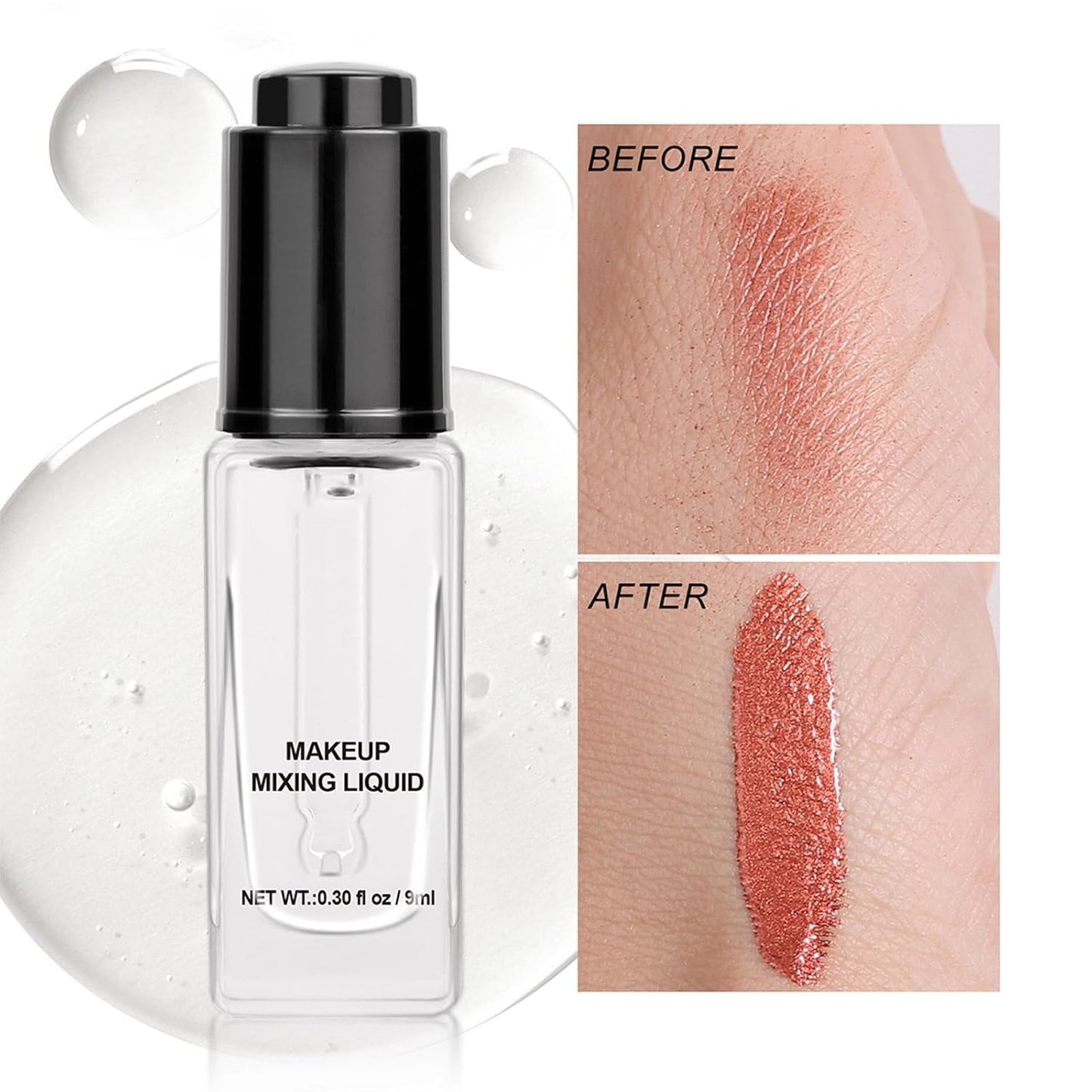 Mixing Liquid Waterproof Clear - Cosmetic Thinner & Eyeshadow Sealer | 9ML Color Enhancer