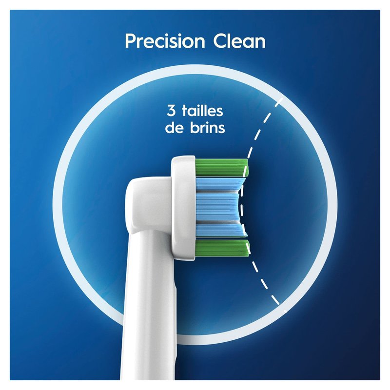 Oral-B Precision Clean Set of 10 Brushes with Cleanmaximiser Technology Special Format Letterbox 10 Units