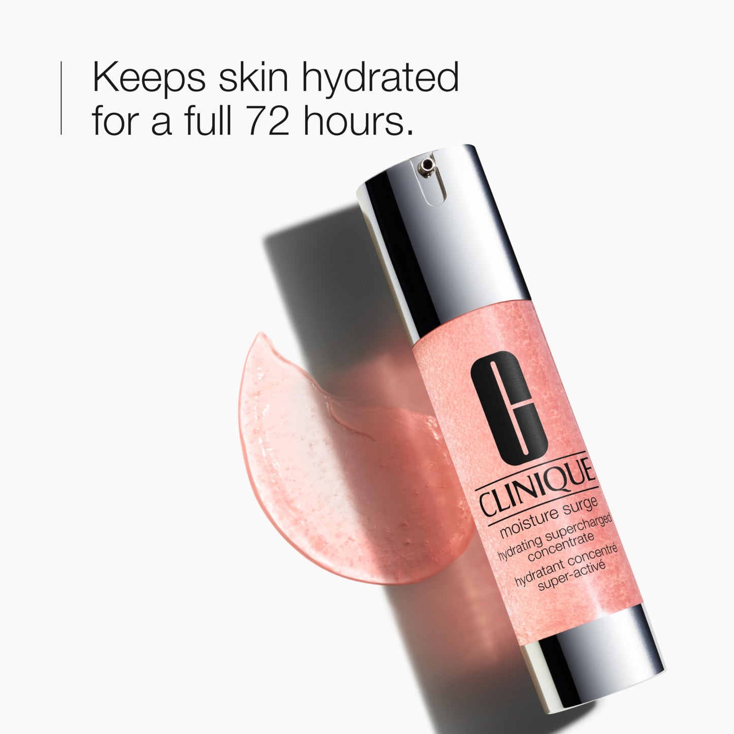 Clinique Moisture Surge Hydrating + Plumping Supercharged Concentrate Face Serum For All Skin Types | Blend of Hydrating Ingredients With Hyaluronic Acid | Plumping, 1.7 Fl Oz