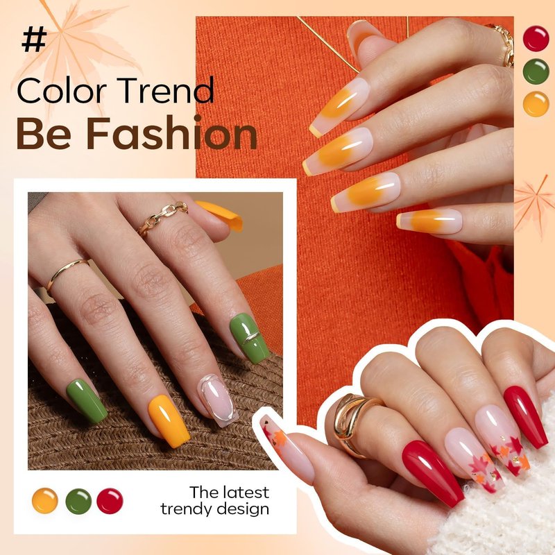 Modelones 40 Pcs Gel Nail Polish Set | Vibrant Colors with Base & Top Coat for DIY Manicure