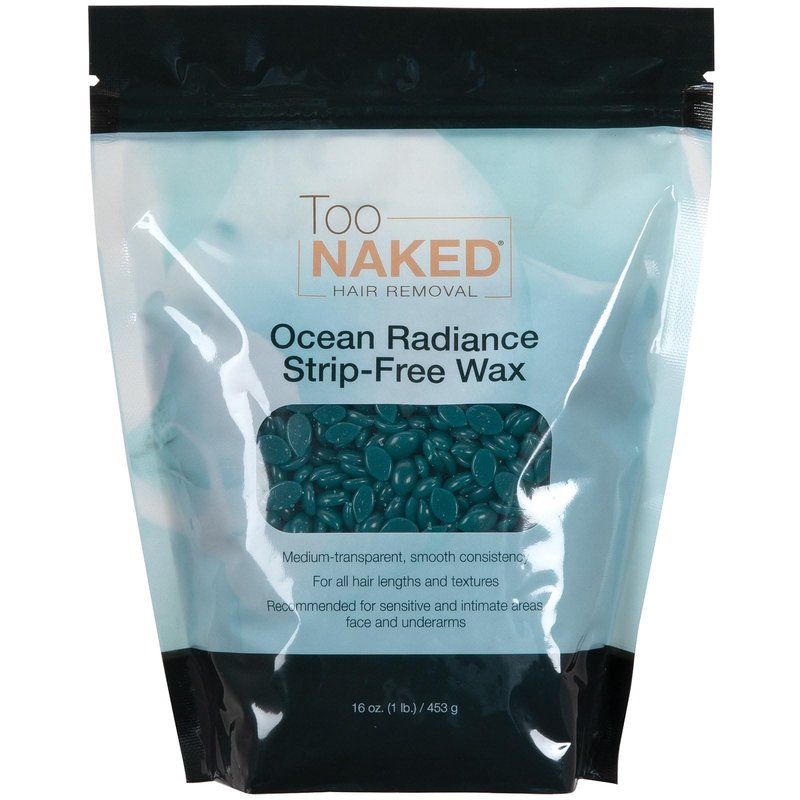 TOO NAKED HAIR REMOVAL Azulene Strip-Free Wax, Medium Transparency, Salon Wax, 28.8 oz