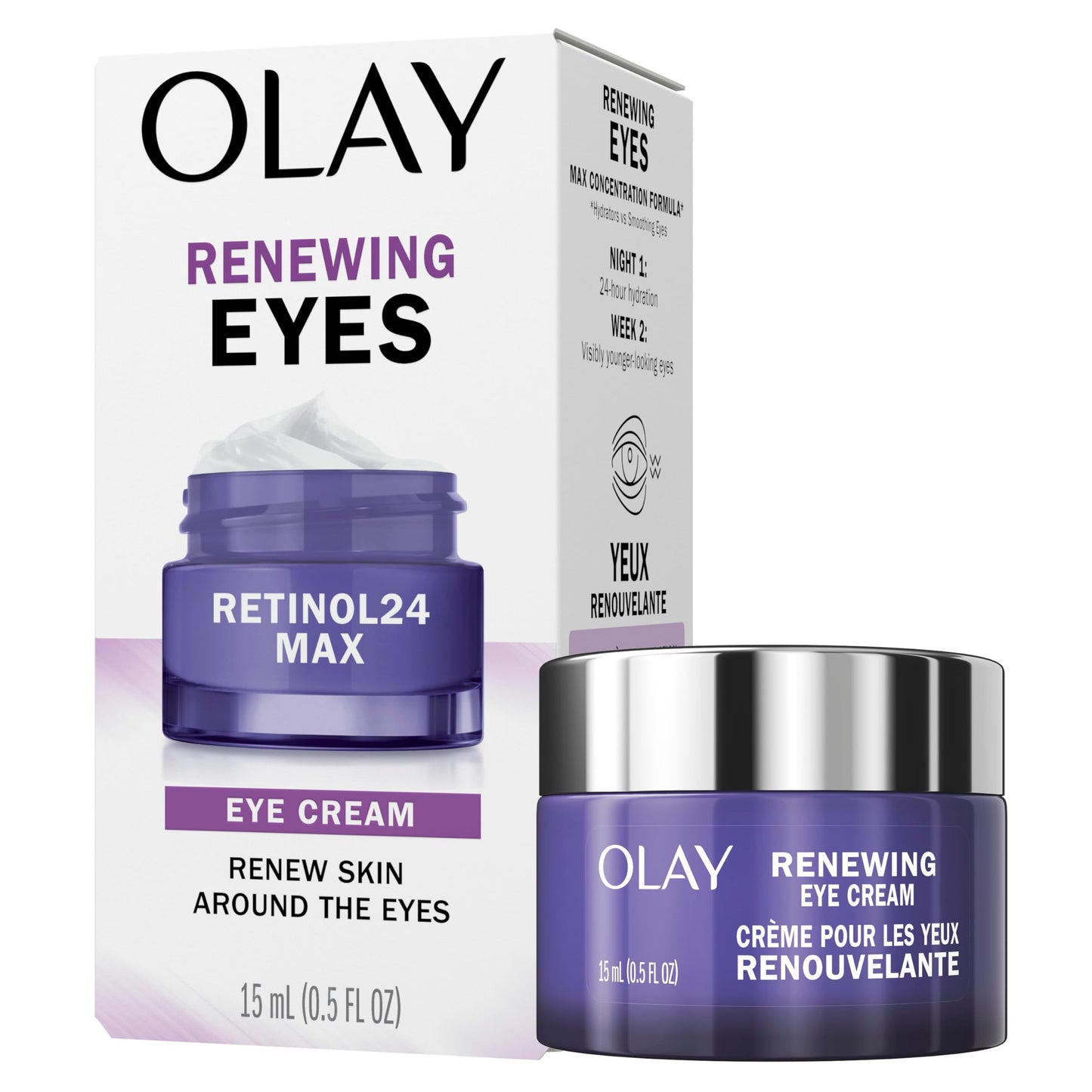 Olay Retinol 24 MAX Night Eye Cream, 0.5 oz