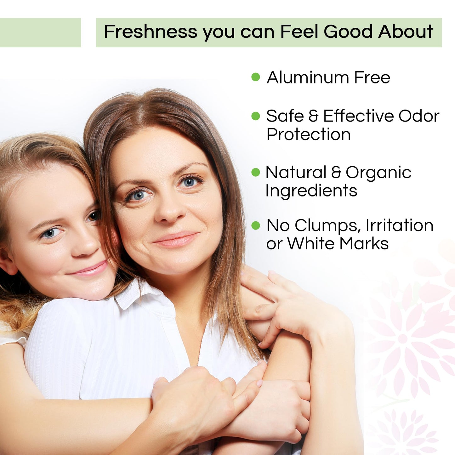 Good for You Girls Aluminum-Free, Natural Deodorant for Kids, Pre teens, Teens, Safe & Effective Odor Control, Clear Roll-On, Natural Fragrance, Vegan, Made in USA | Soft Powder, 3 oz (Pack of 3)