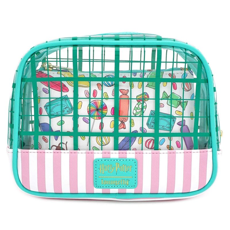 Loungefly Harry Potter Honeydukes Travel Cosmetic Bags 2 Piece Set,Multi