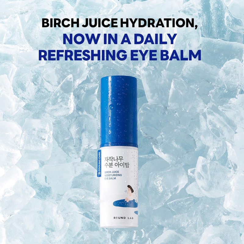 Birch Juice Icy Cooling Eye Stick - Depuffing Glow Booster Balm for Dark Circles & Fine Lines | 0.35 oz